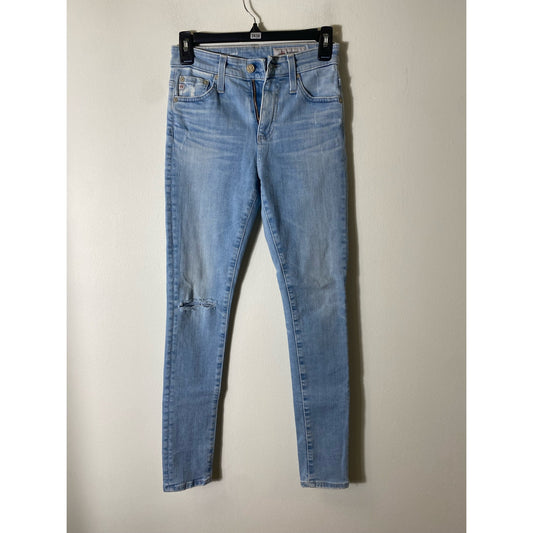 AG Light wash Skinny Jean Sz 24R