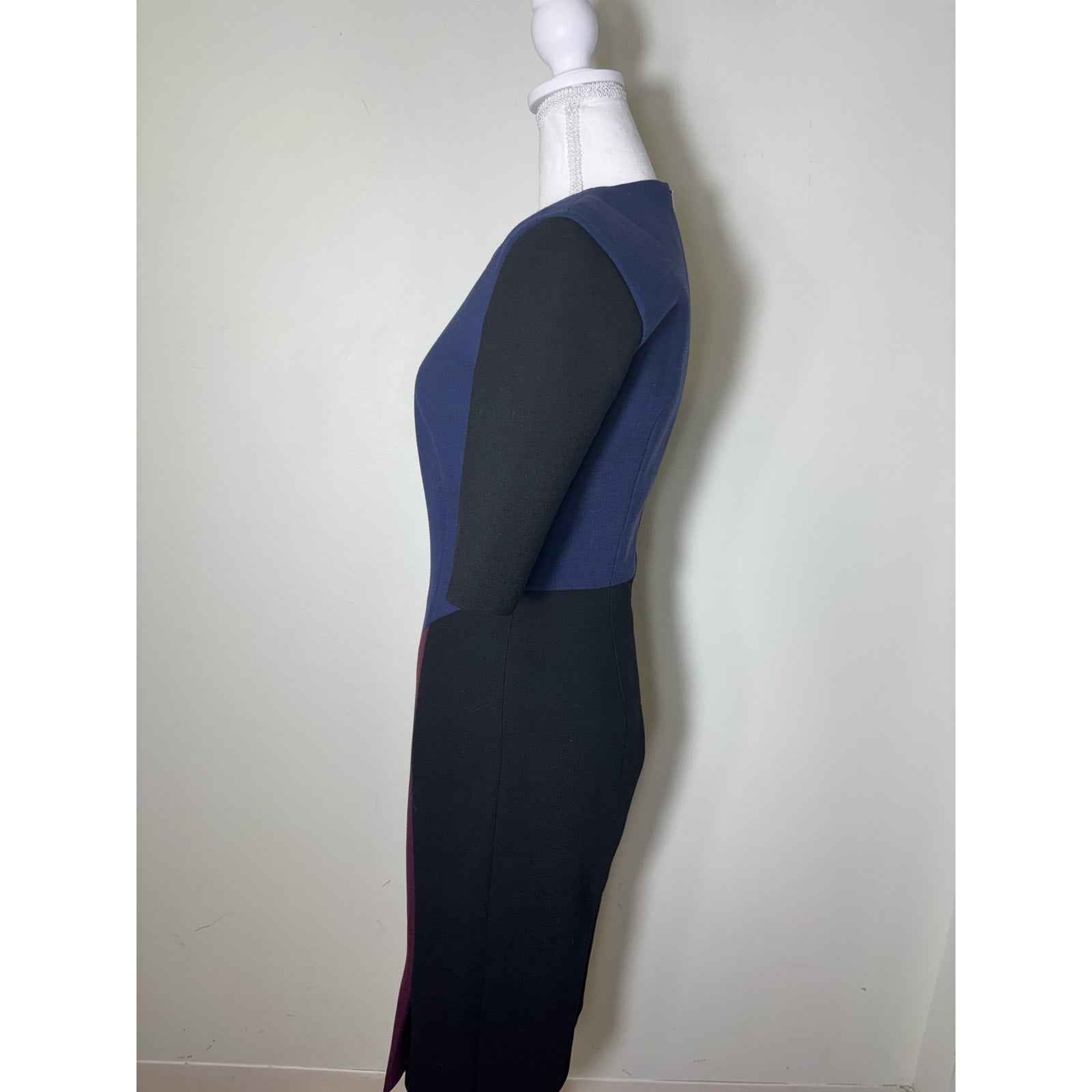 Boss Black and Blue Colorway Dress Sz 2