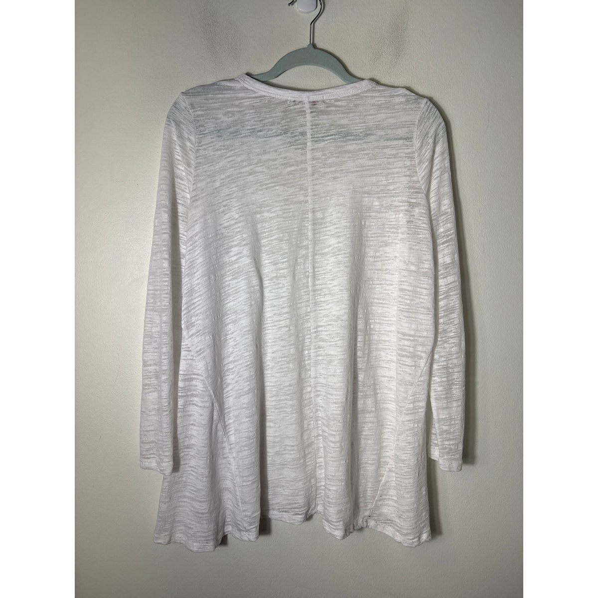 Eri + Ali White Parachute Longsleeve Tee Sz S