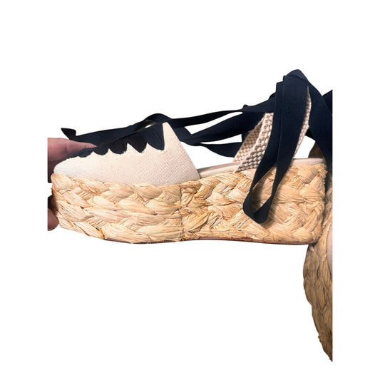 Loeffler Randall Espadriille Sandals Wedges sz 7.5