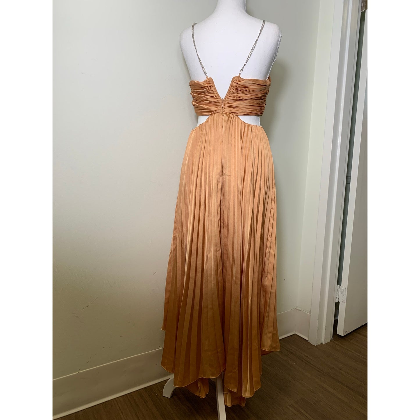 AiiFOS Orange Sleeveless Gown Sz 2