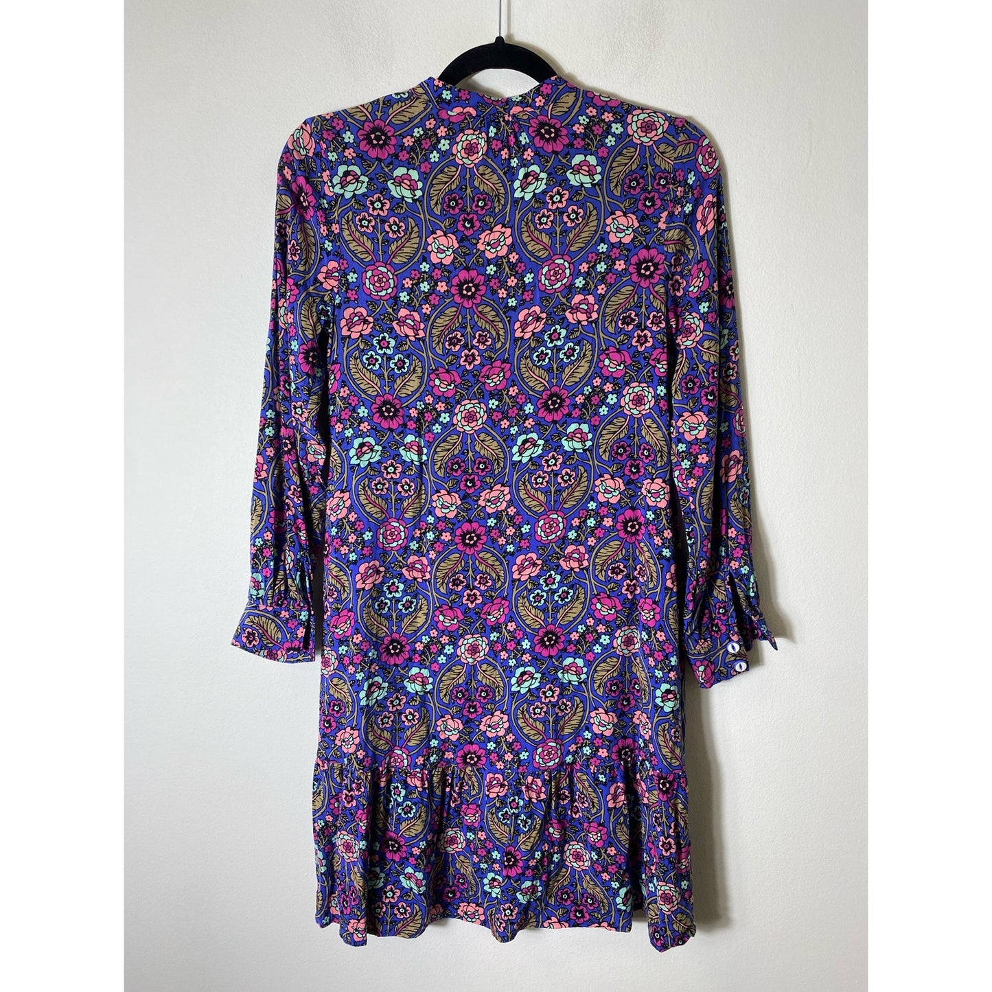 Matilda Jane Blue Floral Long Sleeve Dress size XS