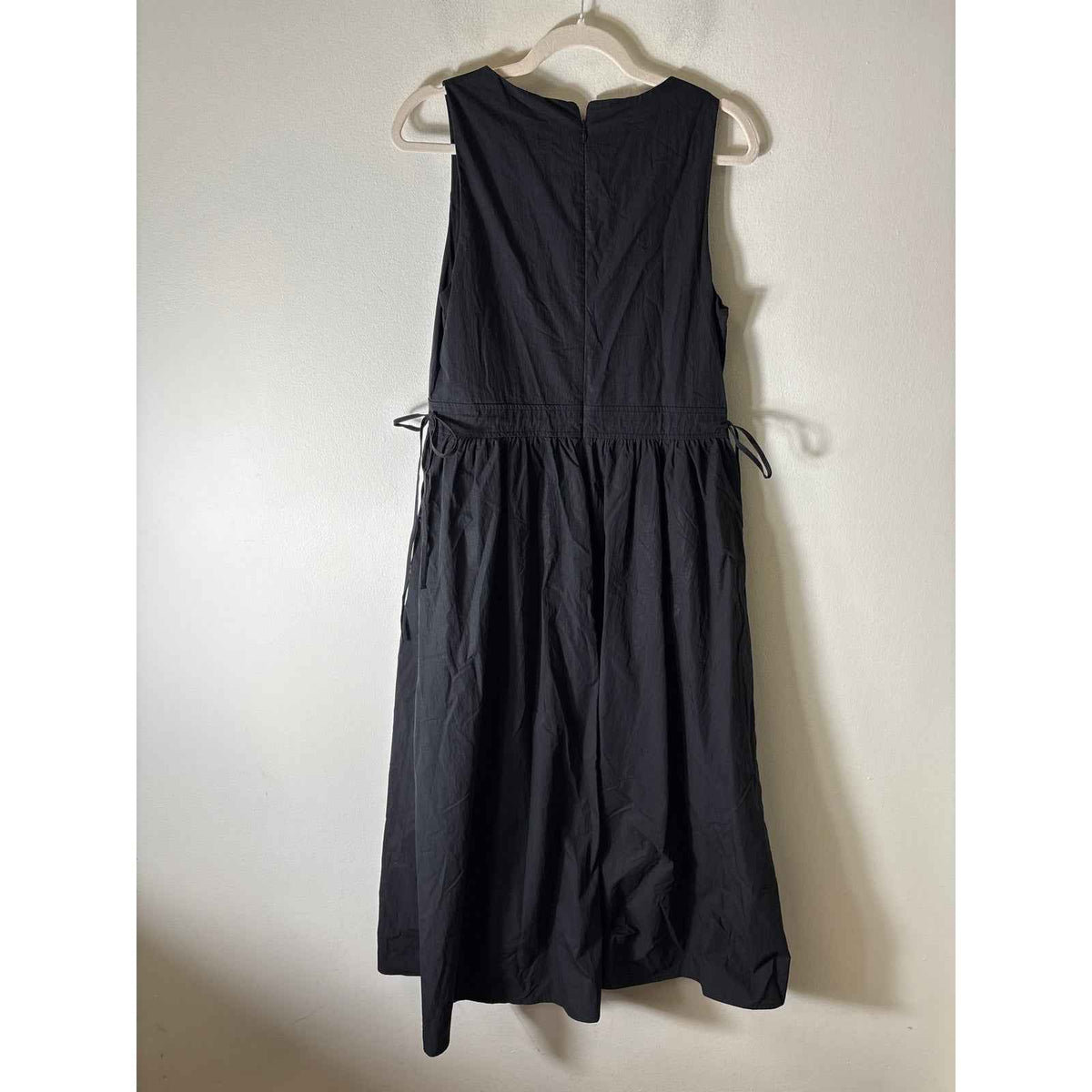 Rue Sophie Black Sleeveless Side Tie Maxi Dress Sz M
