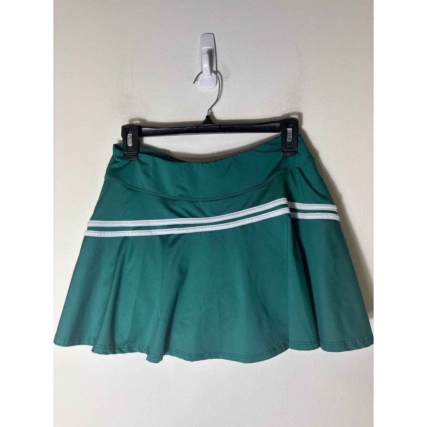 Eleven Green with White Stripe Tennis Skirt Sz M