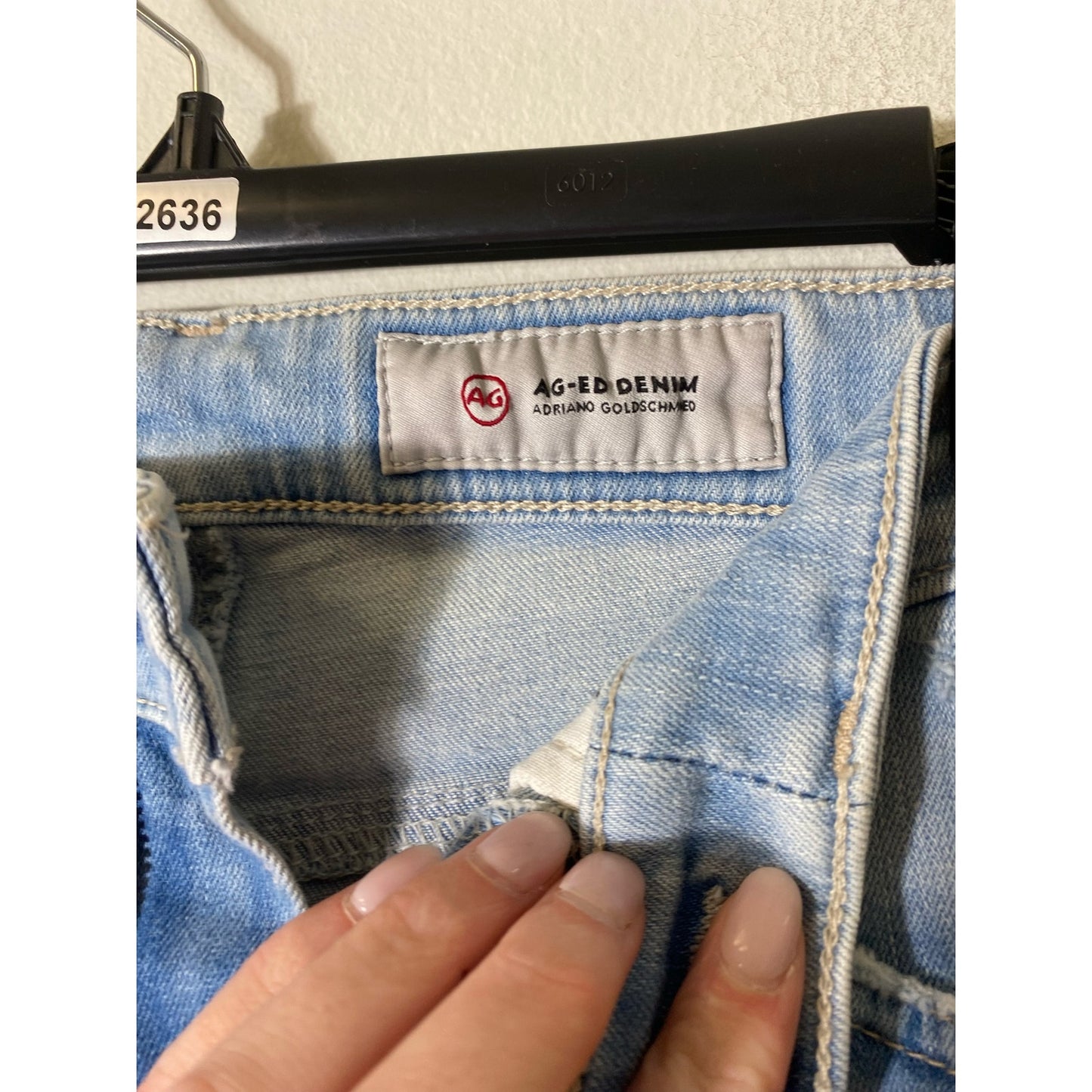 AG Light wash Skinny Jean Sz 24R