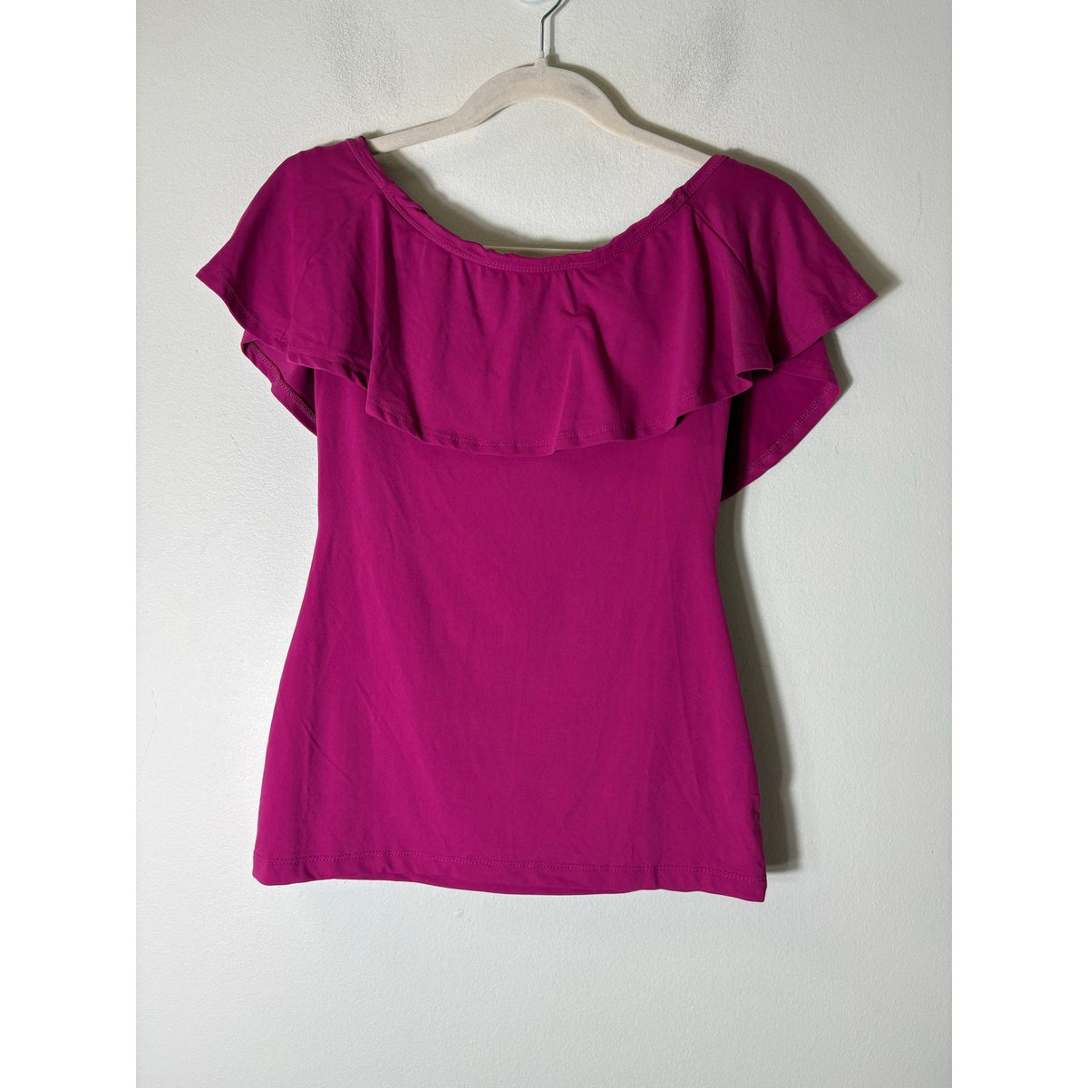 Susanna Monoco Magenta Off the Shoulder Top Sz XS