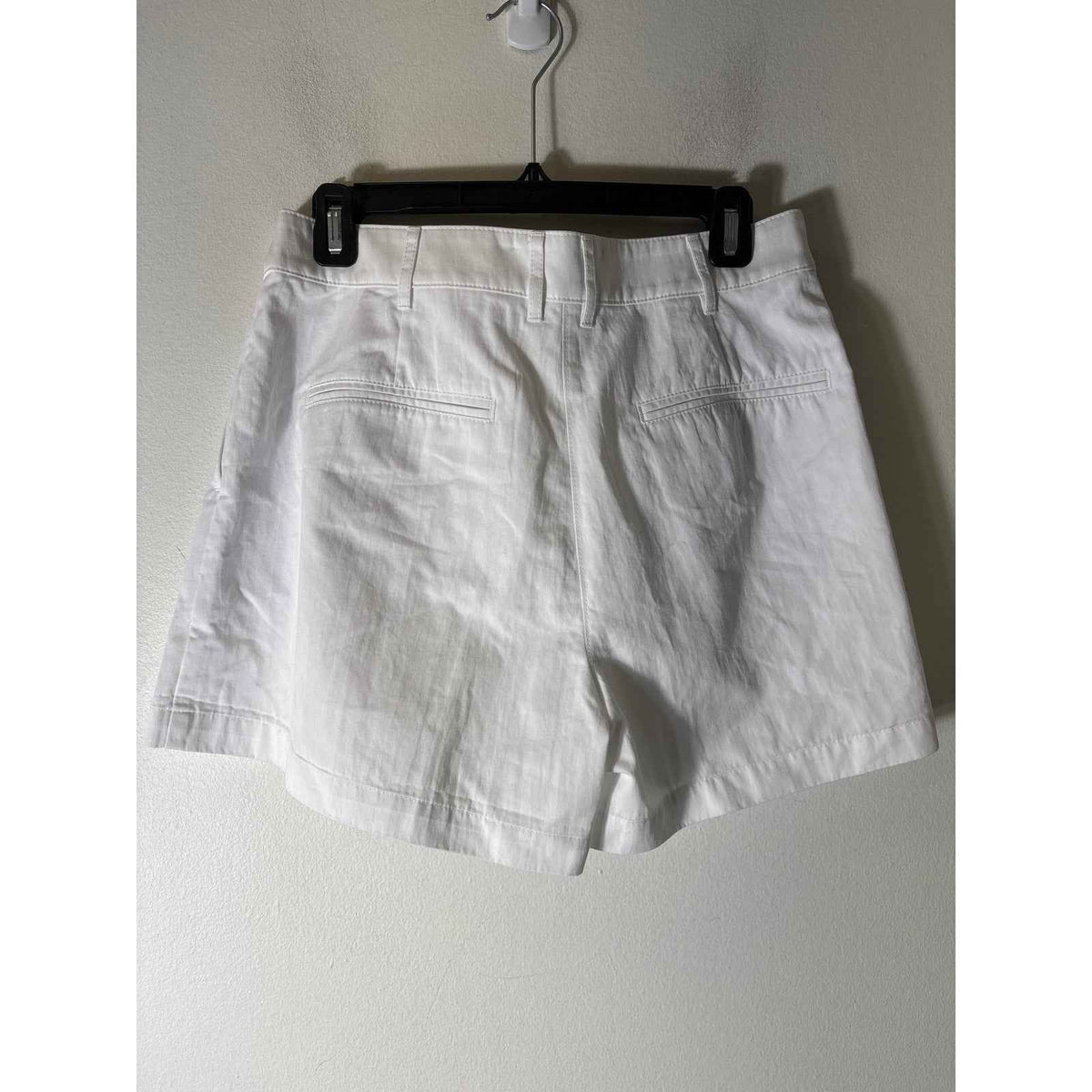 J. Crew Crisp White Cotton Short Shorts Sz 28