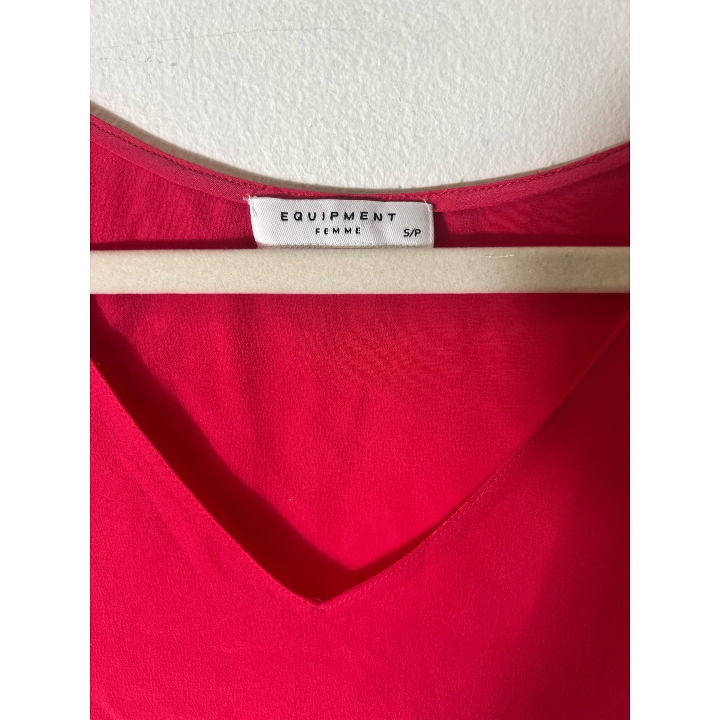 Equipment Femme Pink Tank Top Sz S