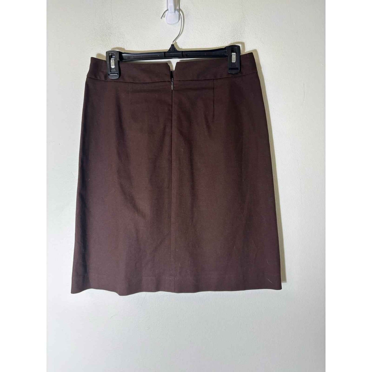 Banana Republic Brown Knee Length Cotton Skirt Sz 2