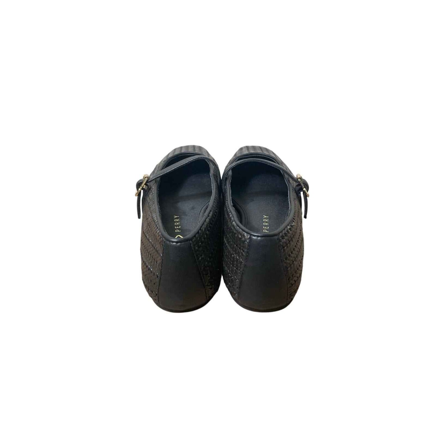 Katy Perry Black Woven Flat Sz 10