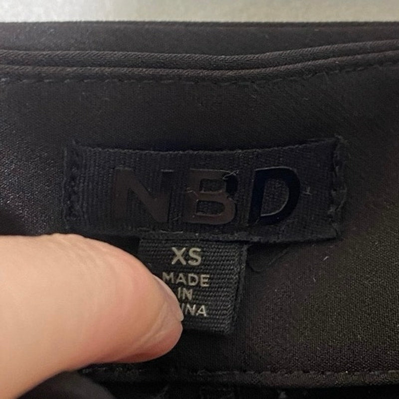 NBD Black Belted Mini Skort Sz XS