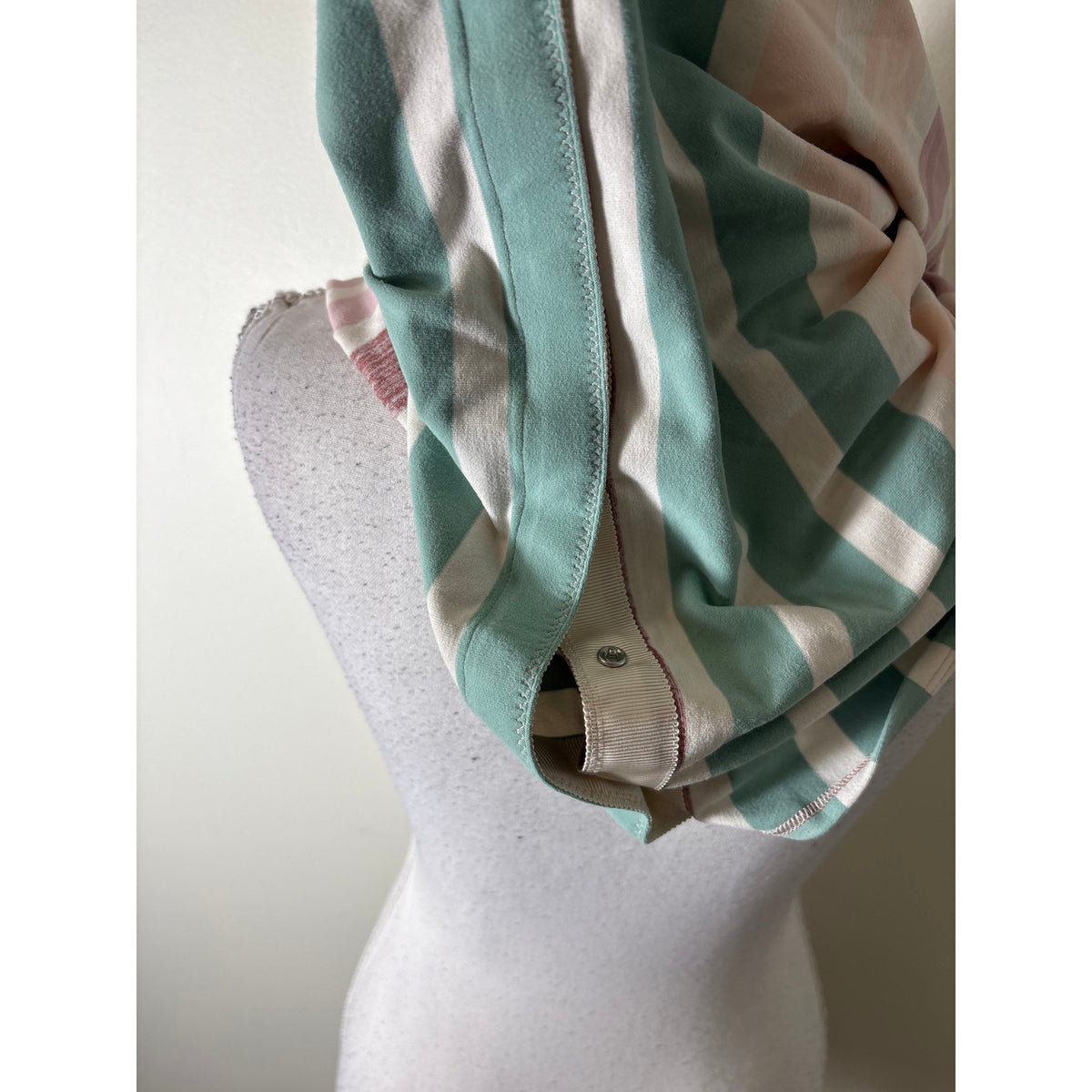 Lululemon Pink Stripe Scarf Sz OS