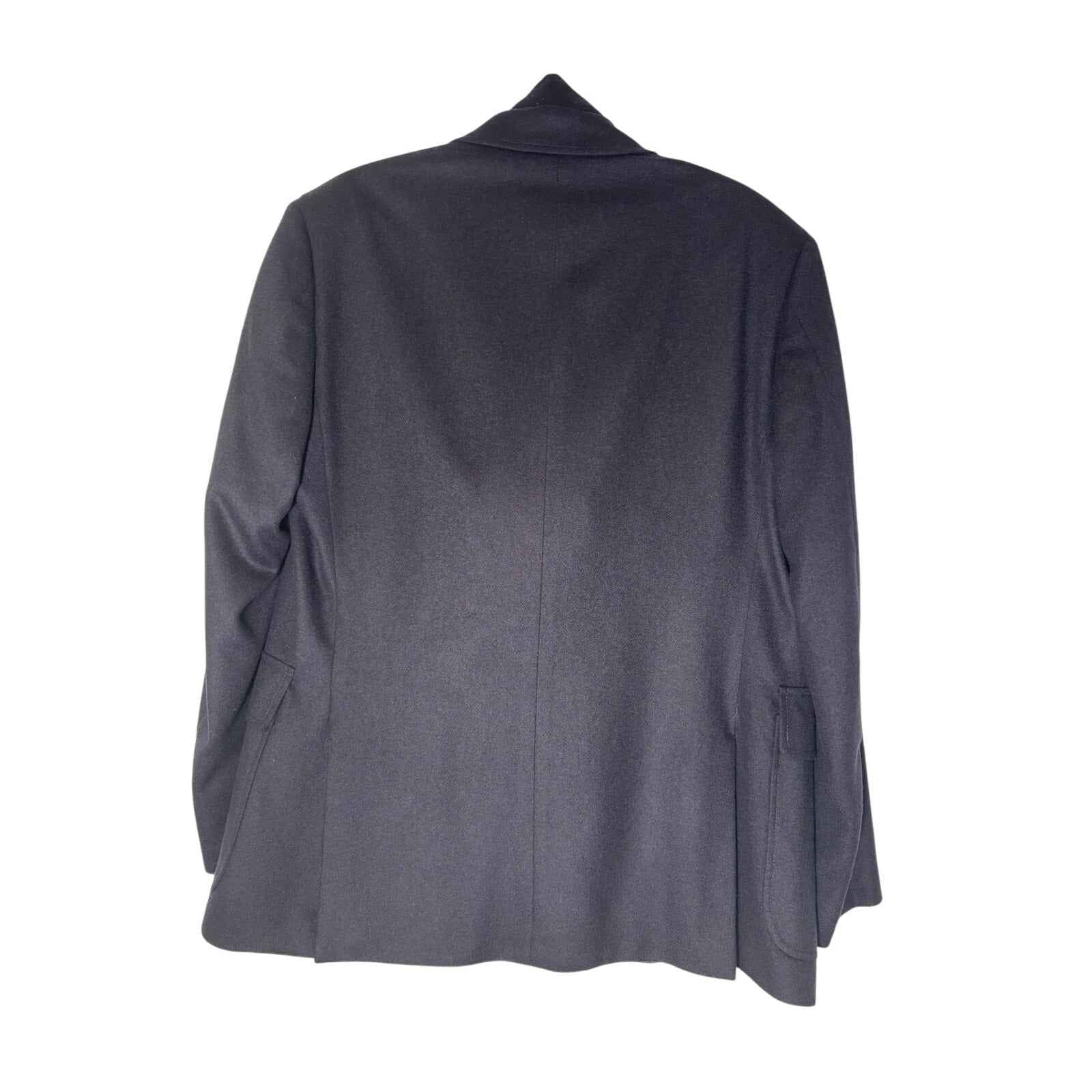 Men's Ibiza Black Wool Long Sleeve Winter Dress Coat Sz 40R