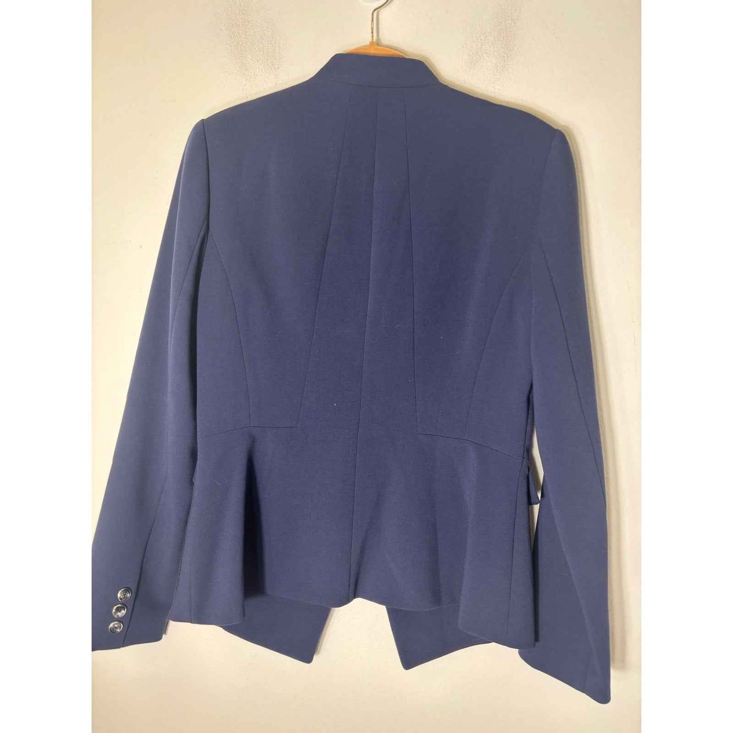 White House Black Market Navy Blue Jacket sz 4