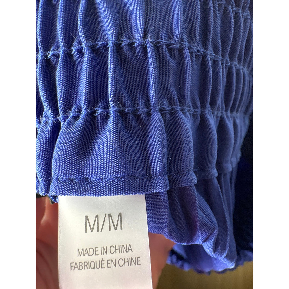 Tahari Electric Blue Pull On Pleated Midi Skirt Sz M
