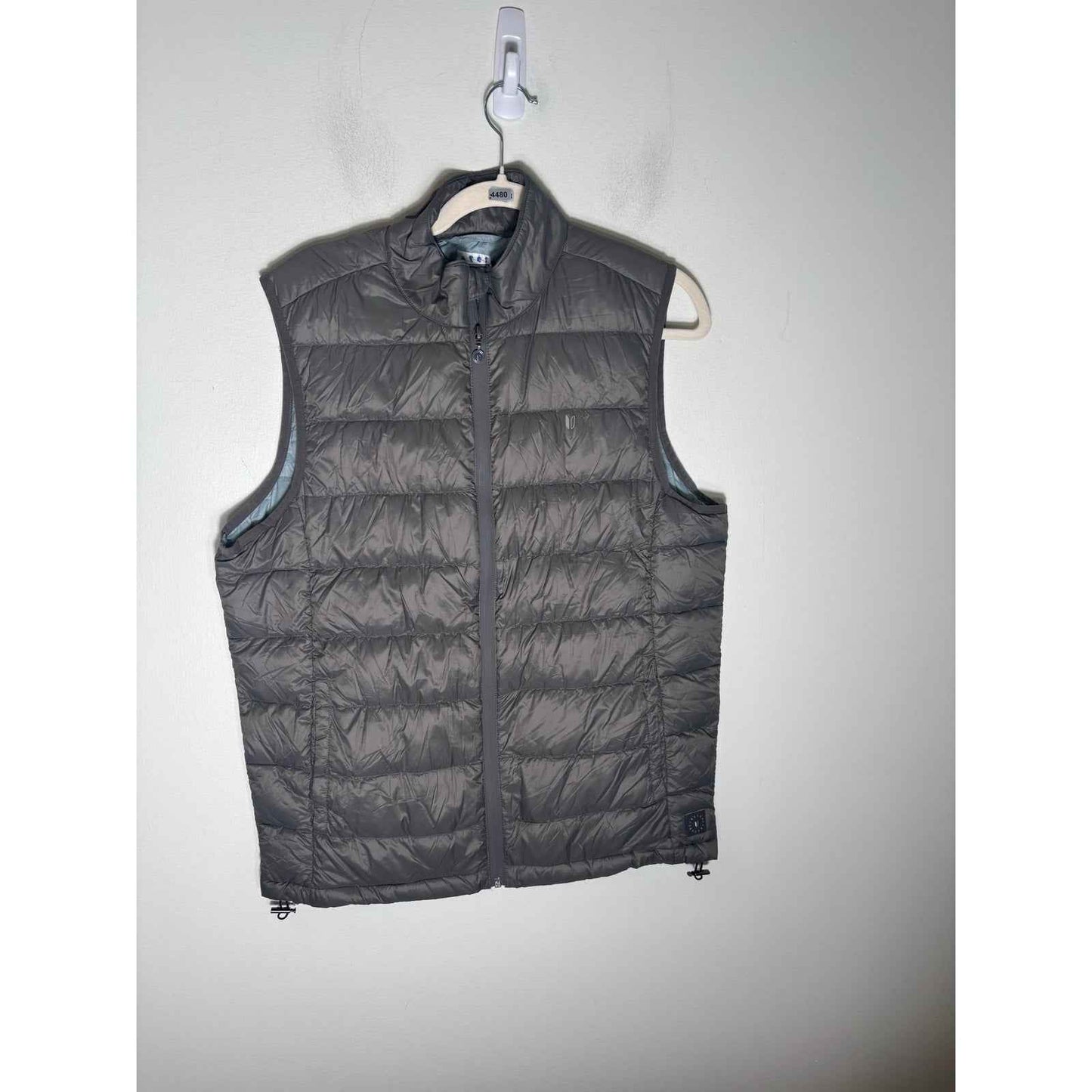 Men's Linksoul Gray Puffer Nylon Vest Sz S