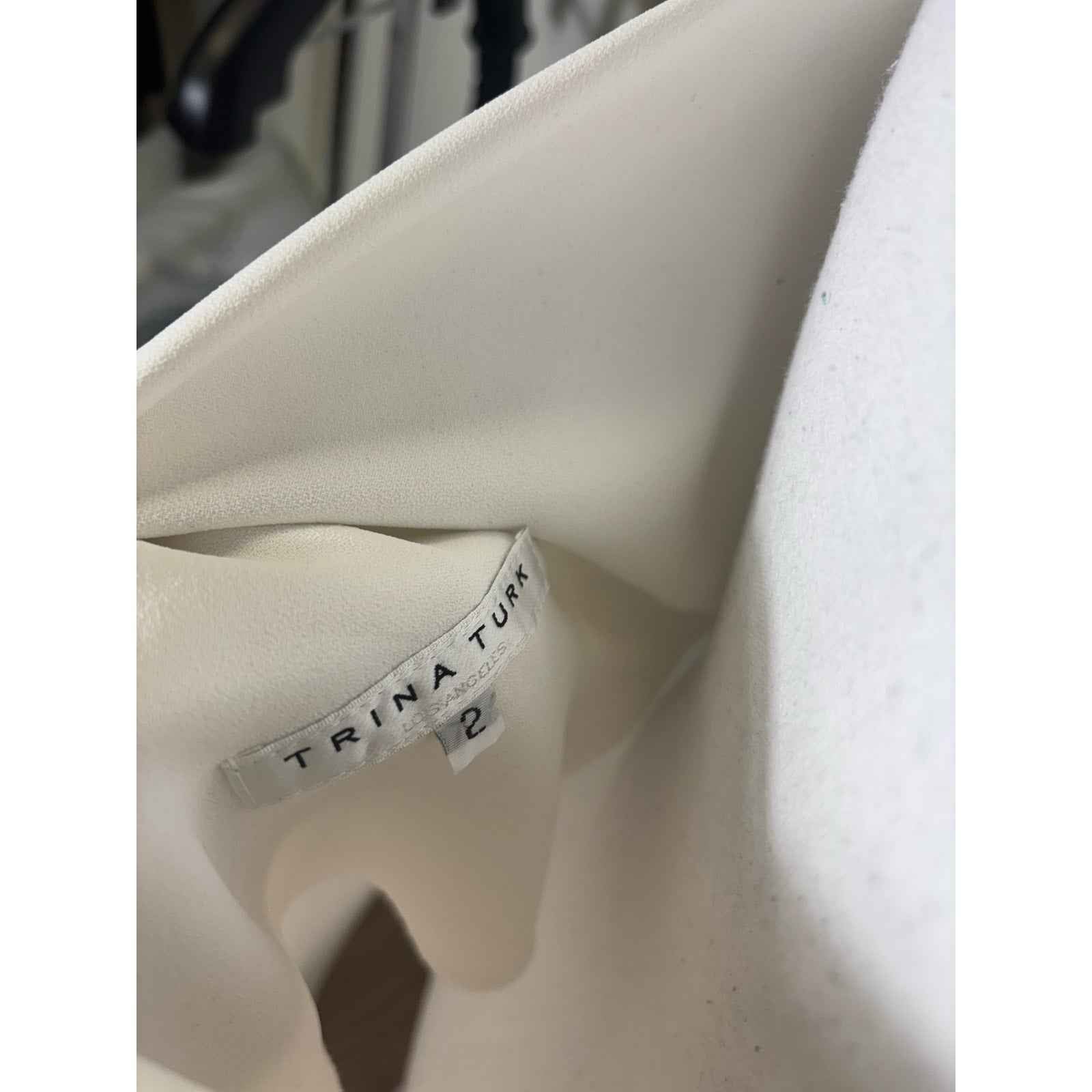 Trina Turk White Cocktail Mini Dress Sz 2