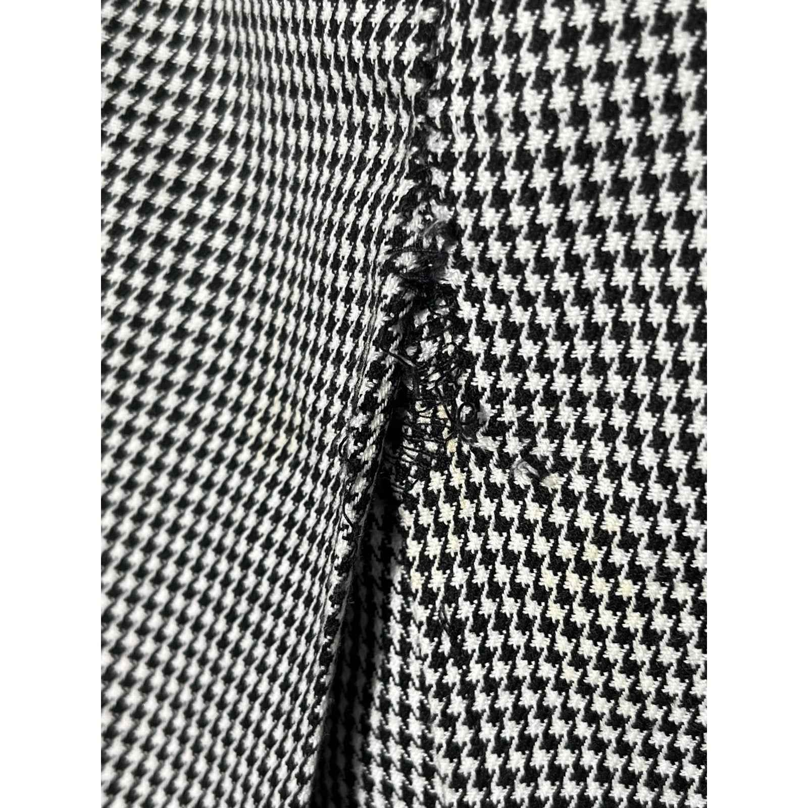 Vintage Houndstooth Pencil Skirt Sz L