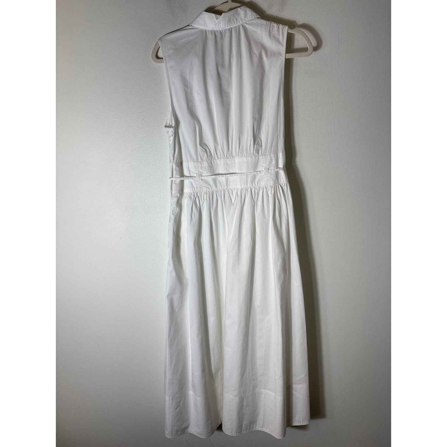 NWT J.Crew White Sleeveless Cotton Maxi Dress Sz 6