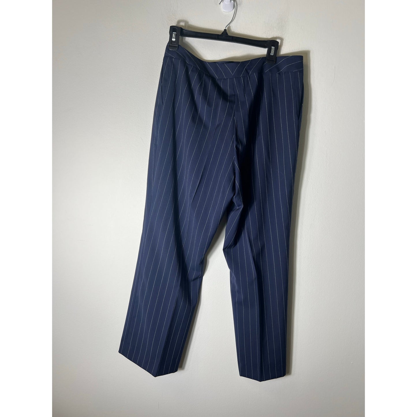 Zanella Navy and White Stripe Pants sz 14