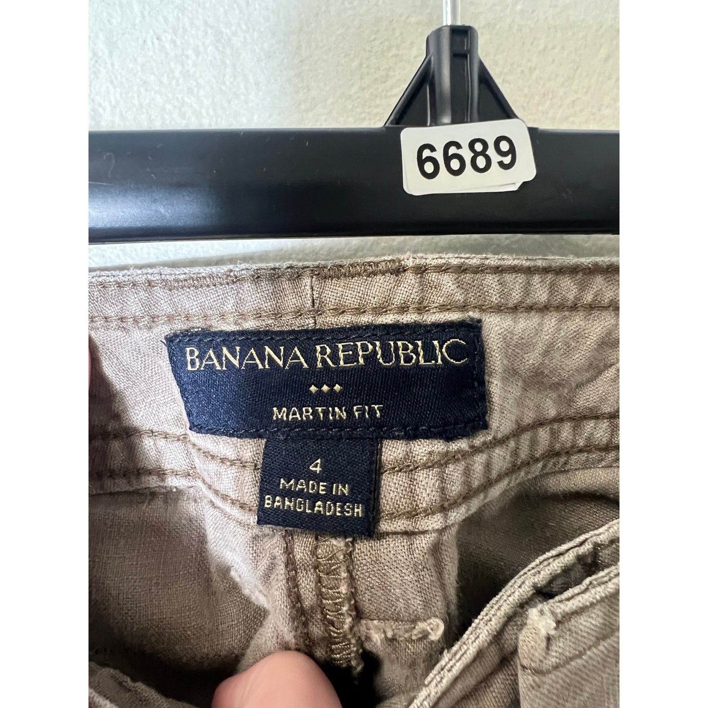 Banana Republic Brown Martini Fit Pants Sz 4