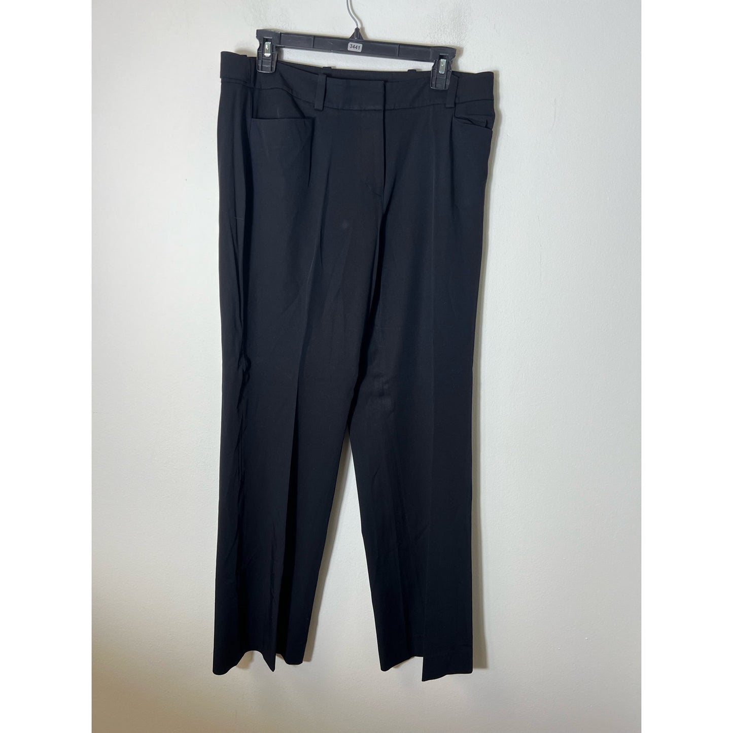 Ann Taylor Strait Leg Black Dress Pants Sz 8