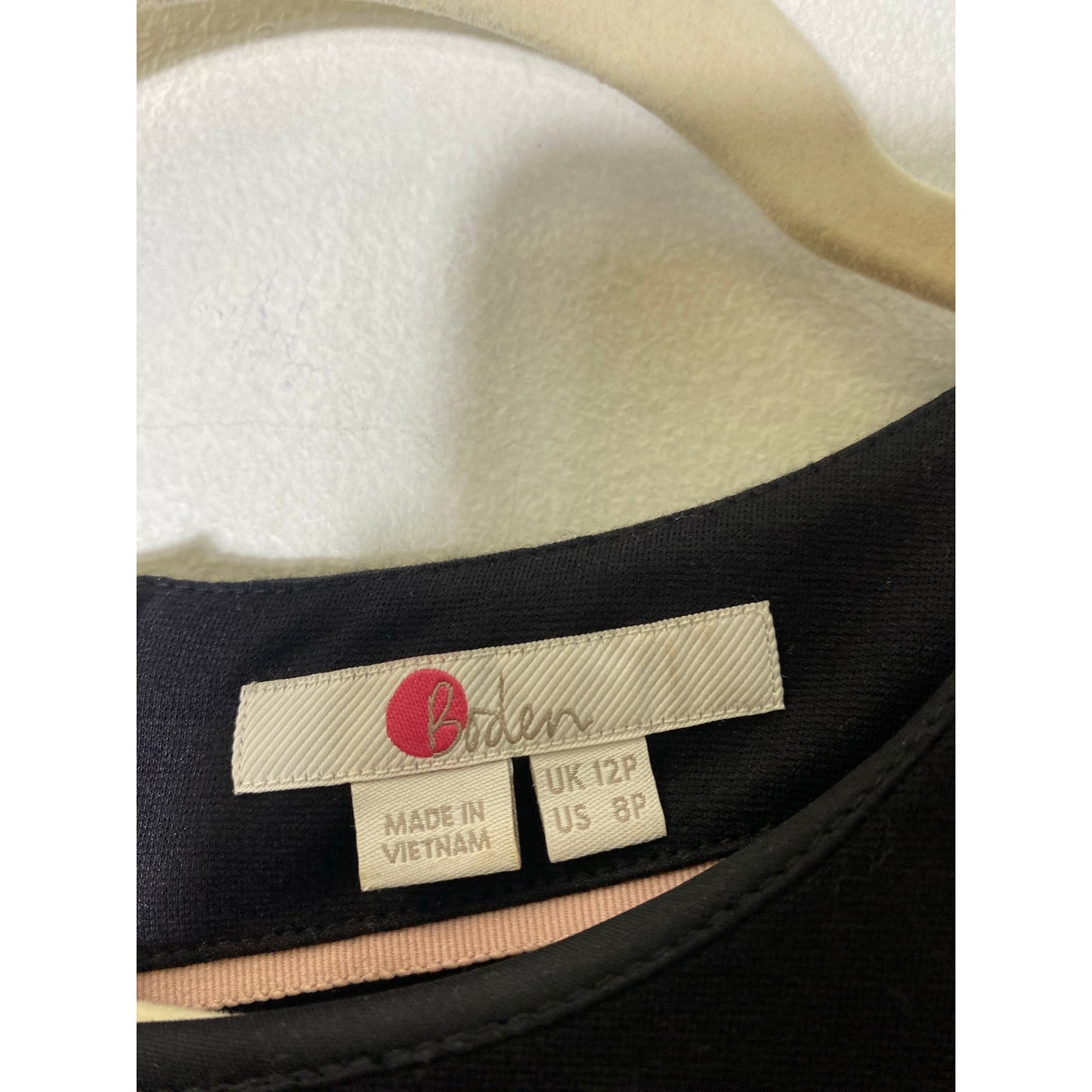 Boden Black/Nude Dress Sz 12P