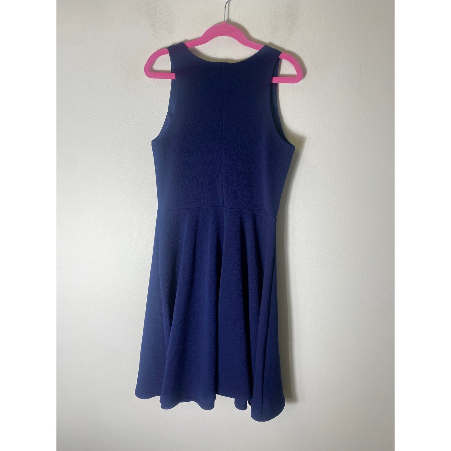 Girl's UDTFASION by Un Deux Trois Navy Blue SLeeveless Fit and Flare Dress Sz 16