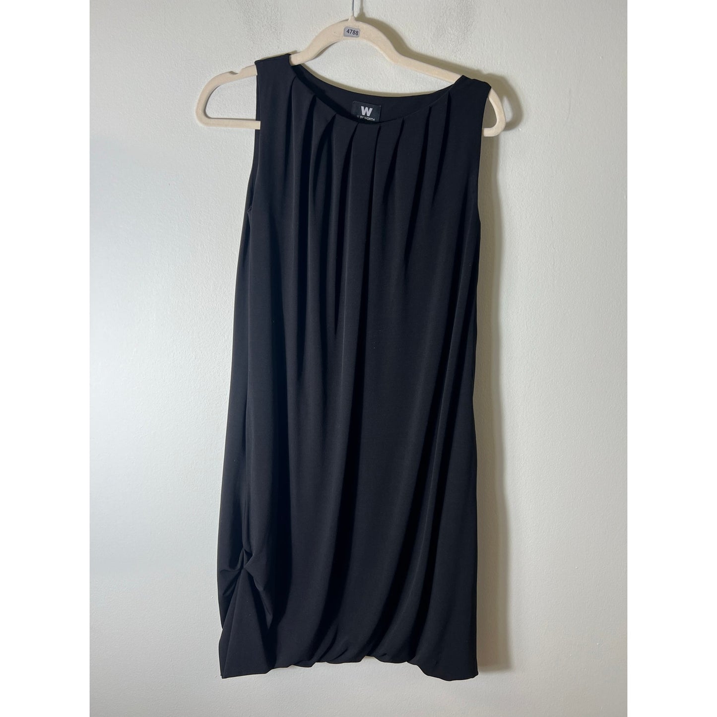 Worth by Worth Black Knee Length Dress Sz XP