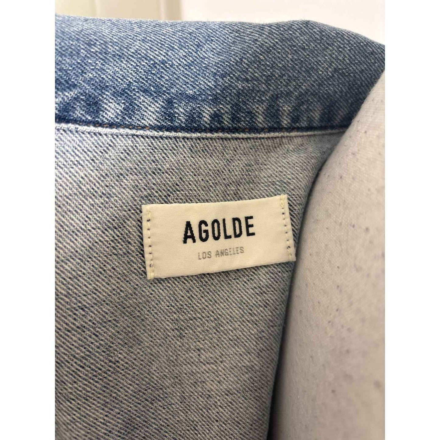 NWT Agolde Immortal Charli Denim Vest Sz L