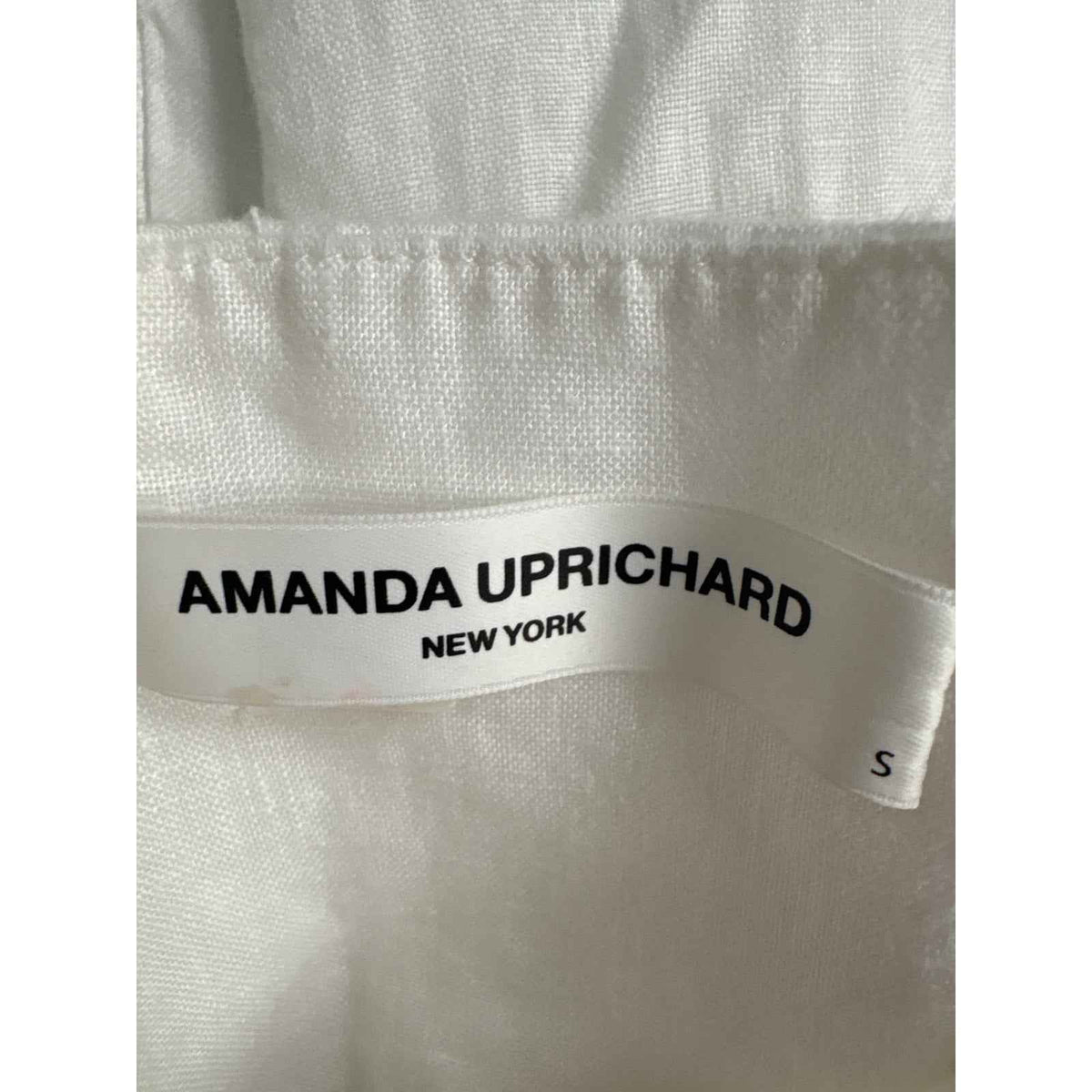 Amanda Uprichard White Spaghetti Strap Mini Dress Sz S
