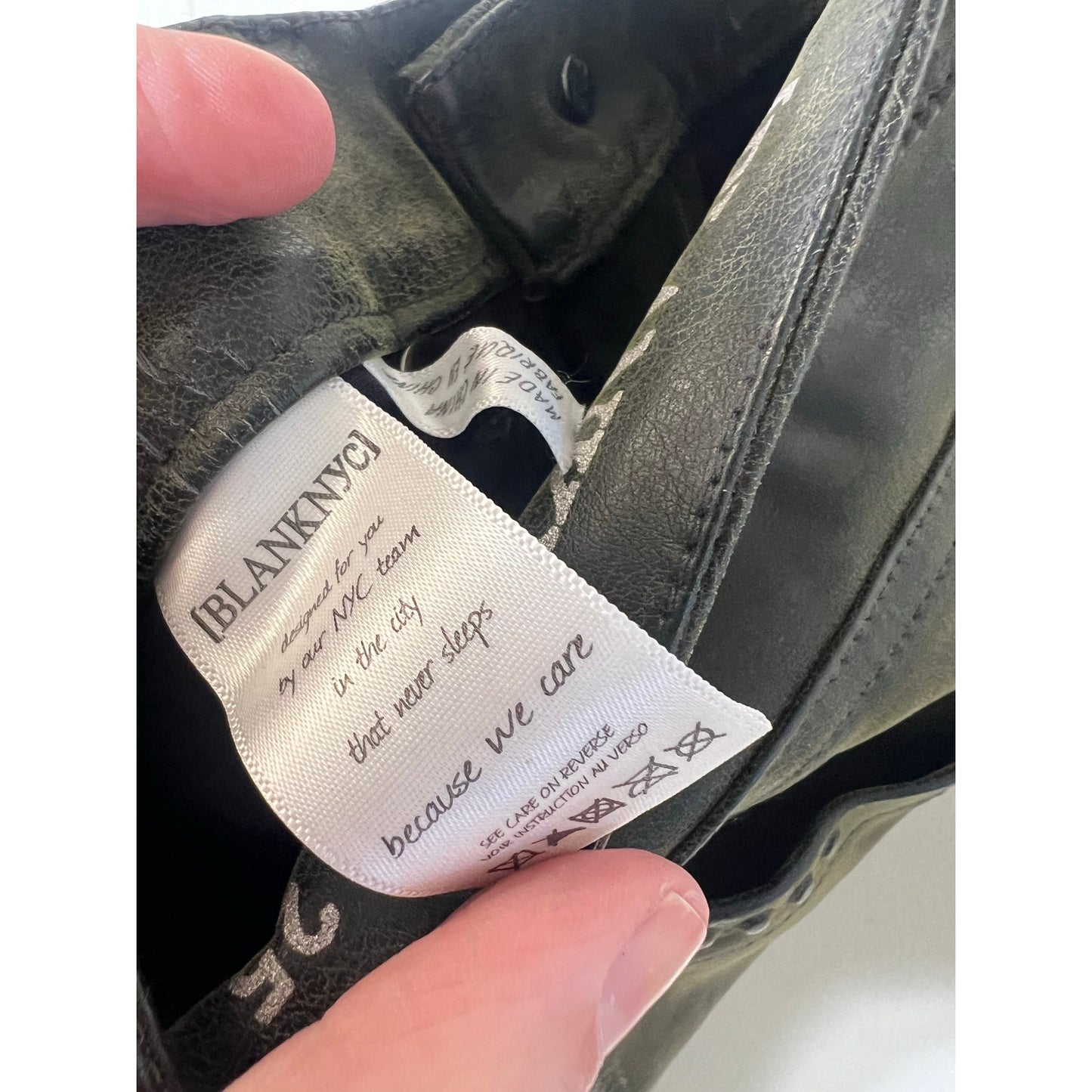 Blank NYC Dark Green Skinny Ankle Jean Sz 25