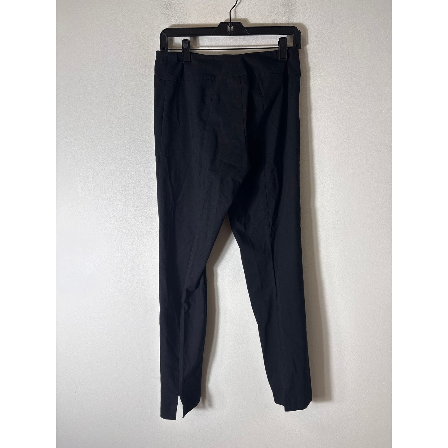 Elliot Lauren Black Pull On Straight Leg Ankle Pants Sz 8