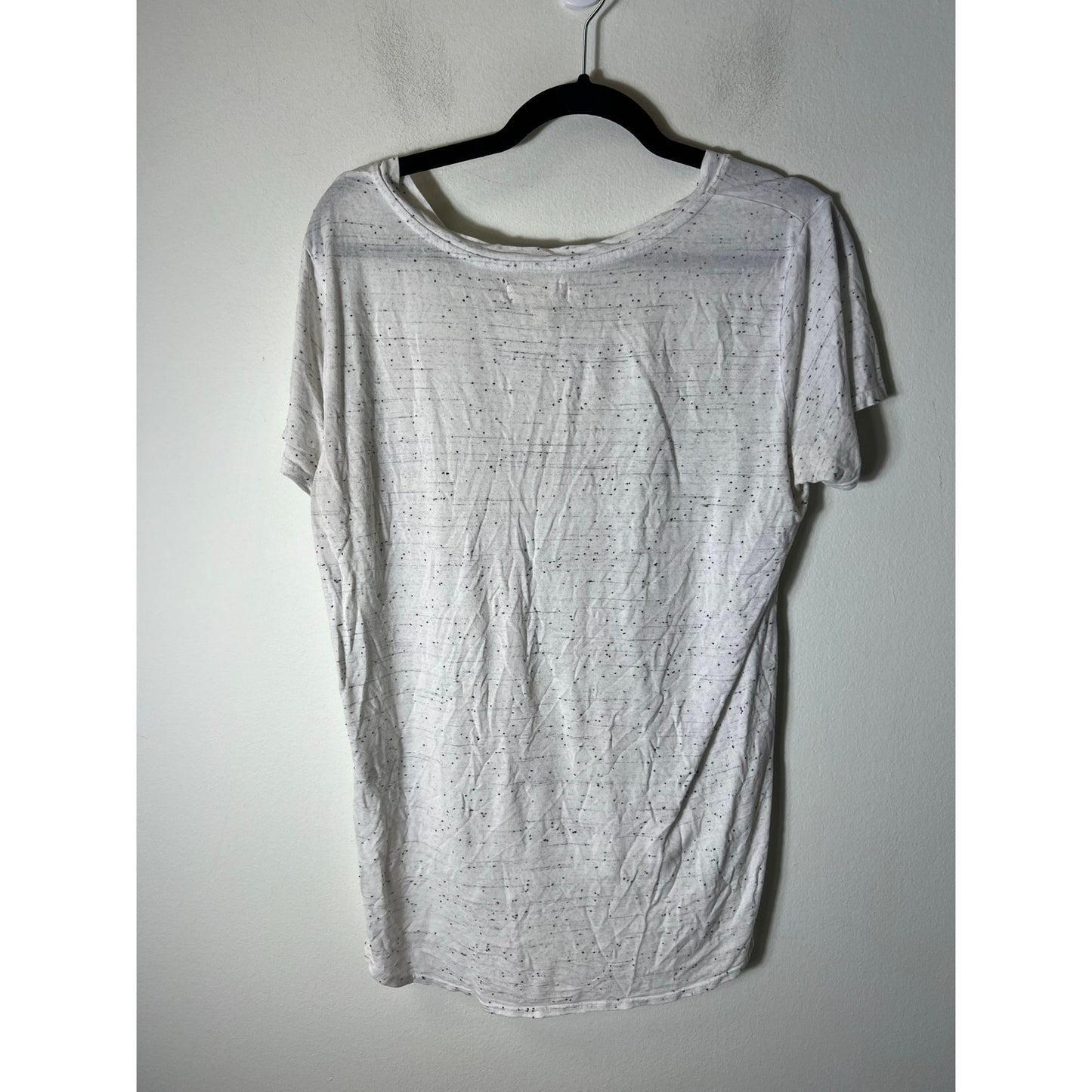Womens Cloth and Stone Off-White V-Neck Sz M