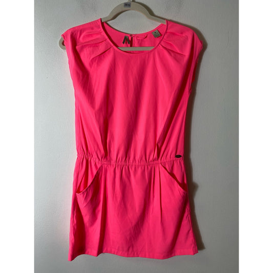 Girls Scotch Rbelle Hot Pink Cap Sleeve Dress Sz 12
