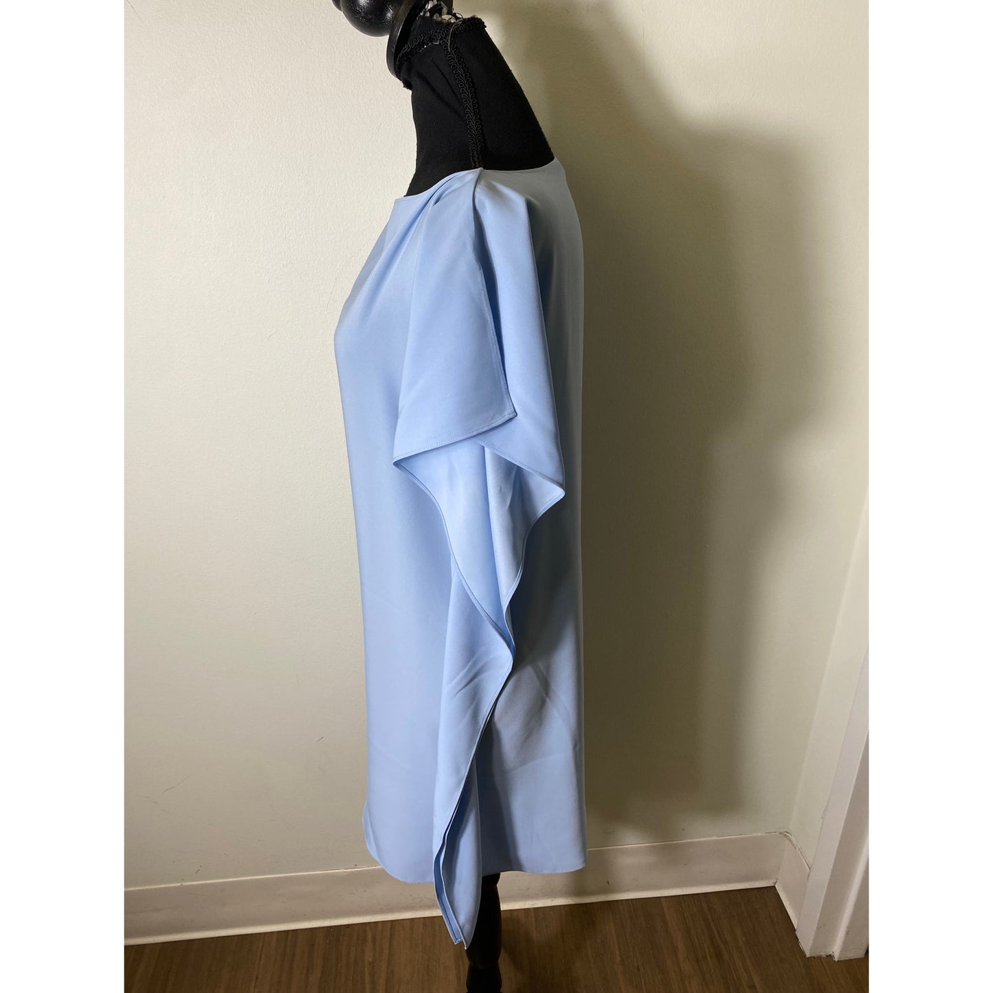 Anna Cate Light Blue Split Sleeve Knee Length Dress Sz XS