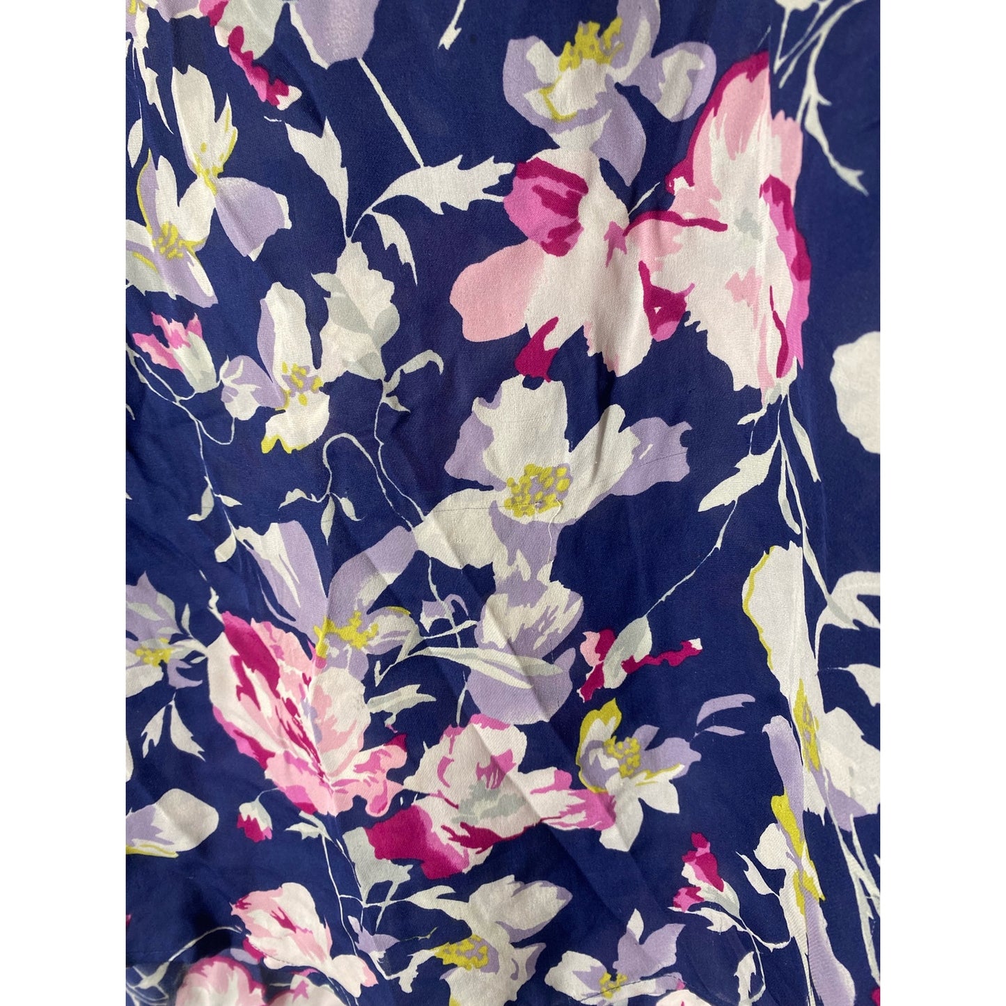 Joie Blue Long Sleeve V-Neck Silk Tunic Sz S