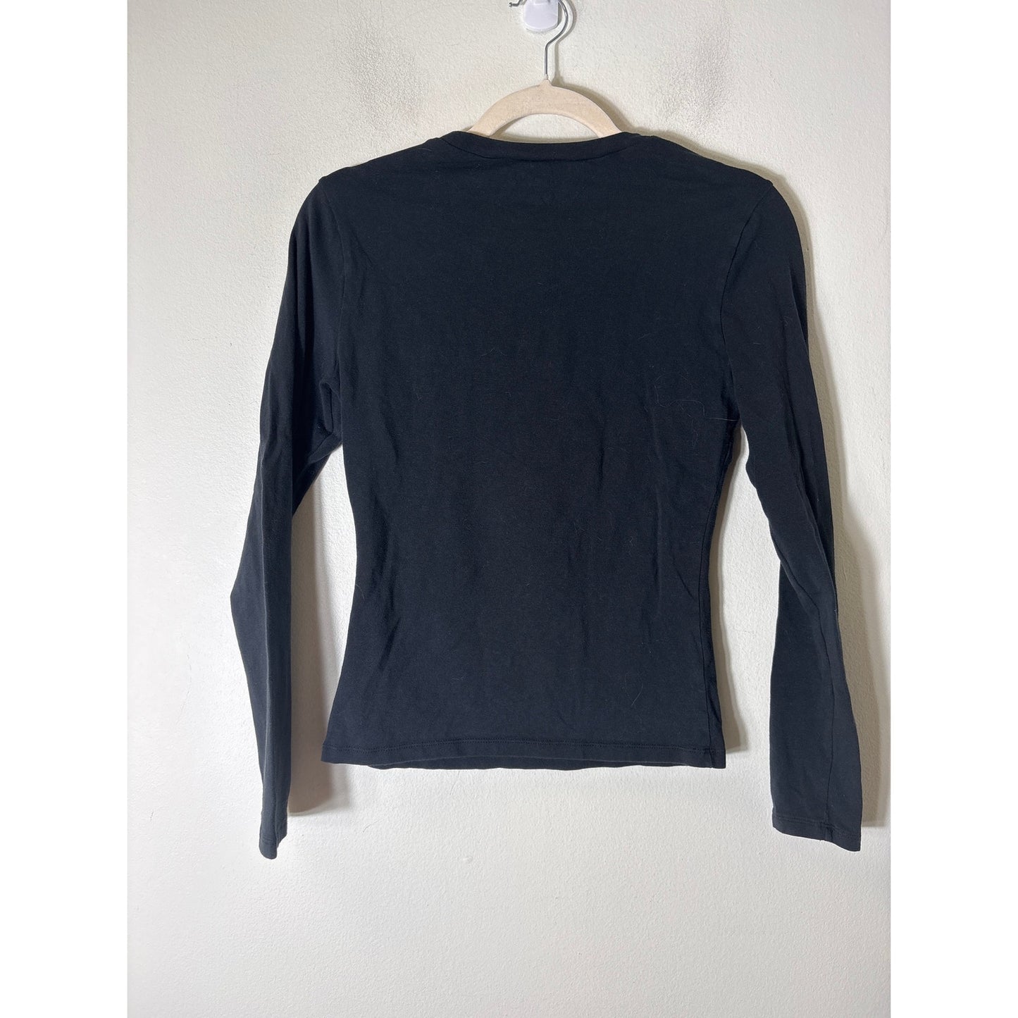 Abercrombie & Fitch Black Long Sleeve Tee Sz S