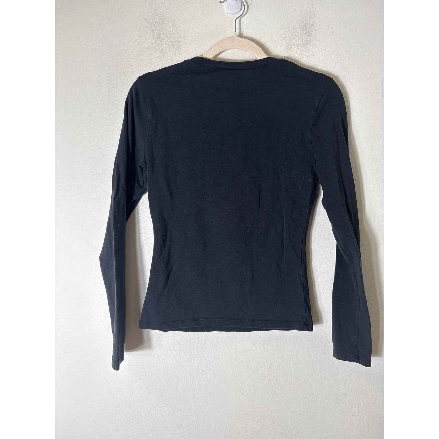 Abercrombie & Fitch Black Long Sleeve Tee Sz S