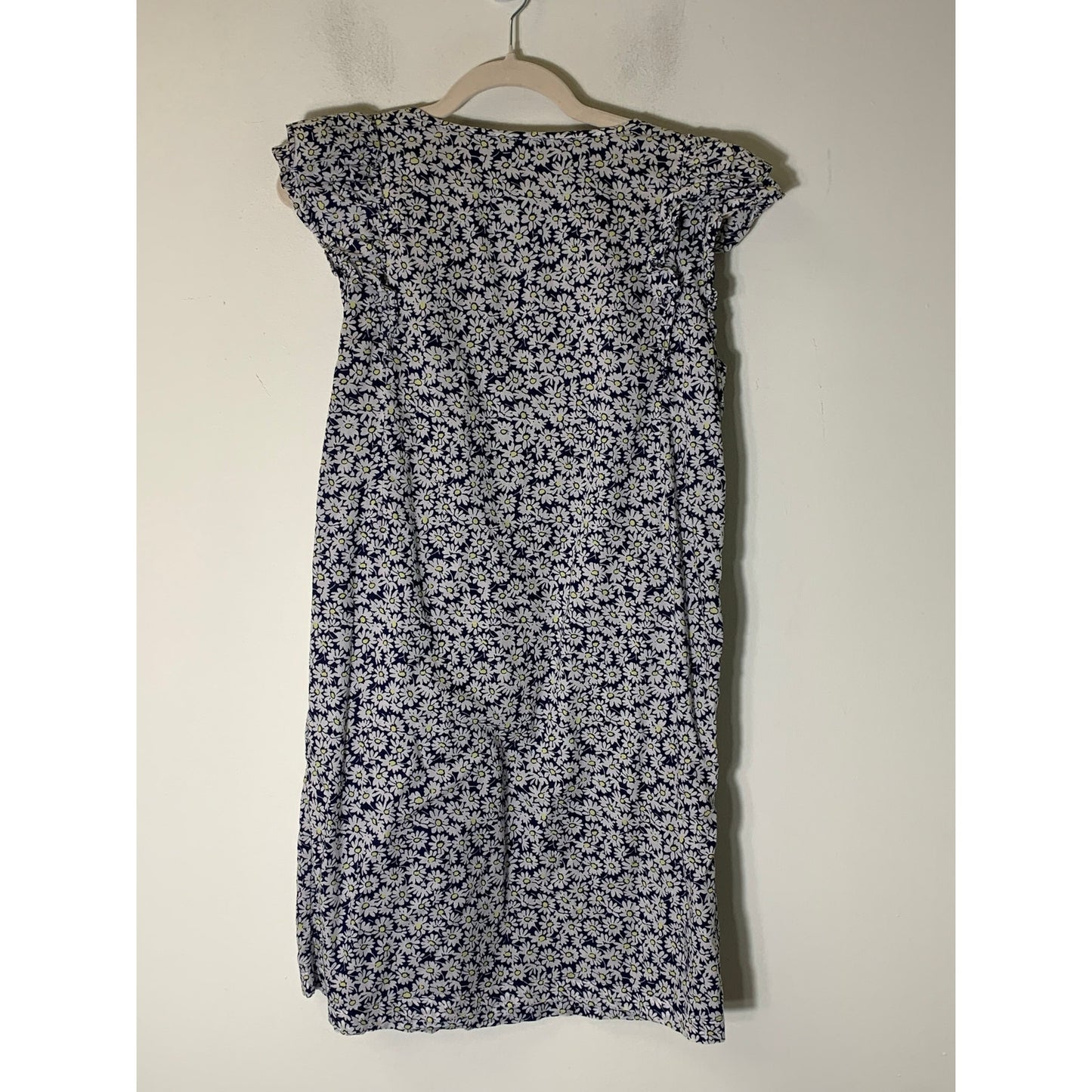 J.Crew Navy Daisy Flutter Sleeve Sun Dress Sz 2