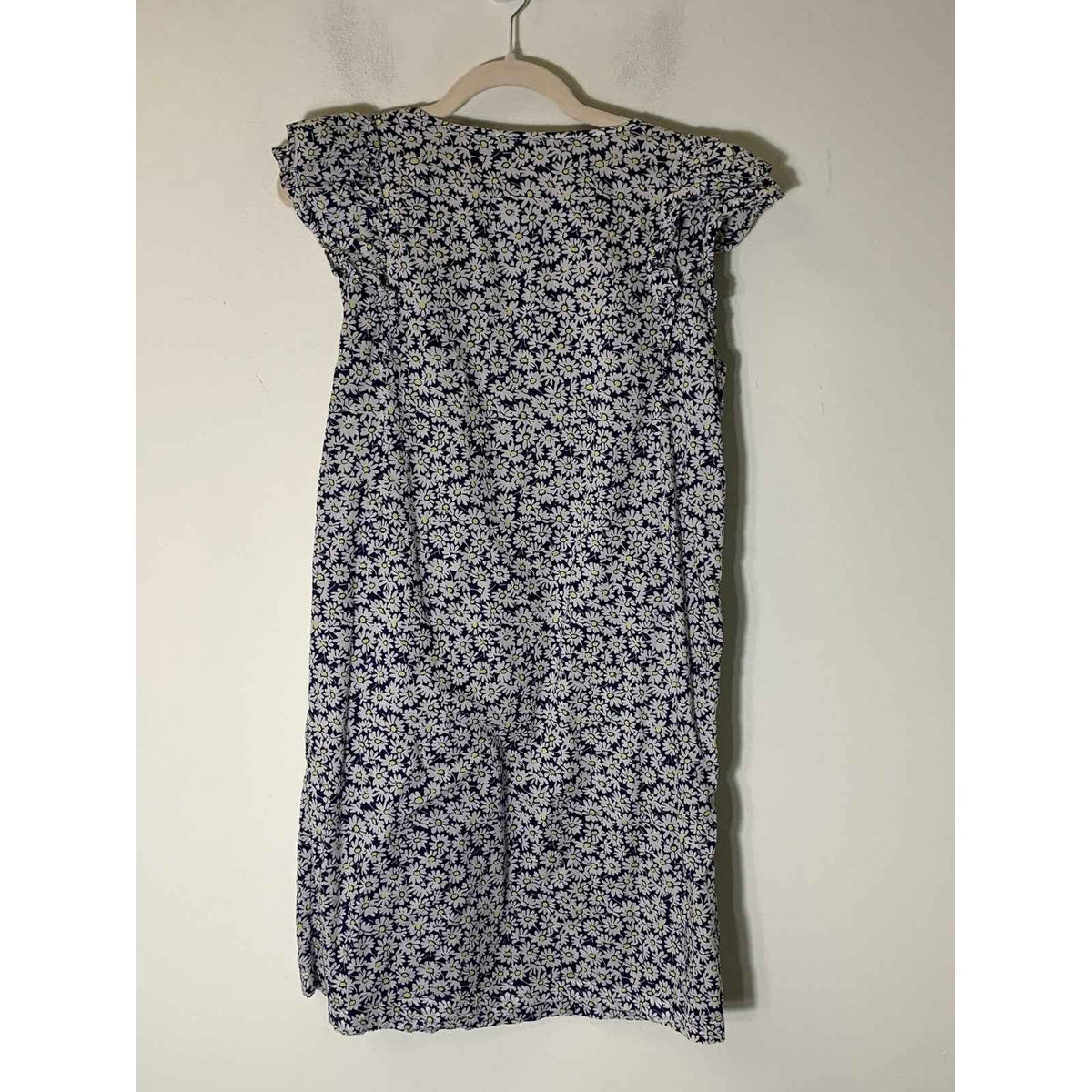 J.Crew Navy Daisy Flutter Sleeve Sun Dress Sz 2