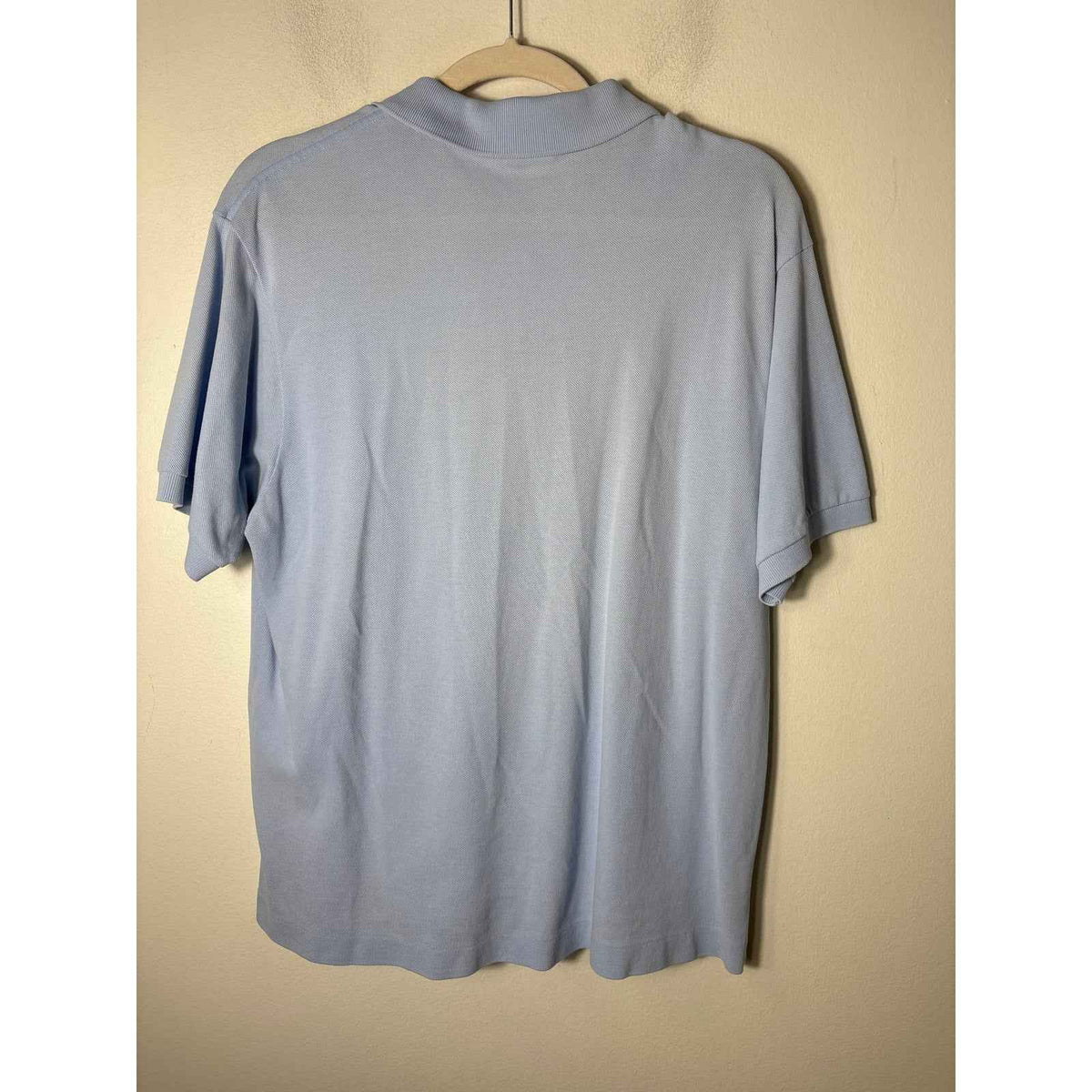 Mens Lacoste Baby Blue Short Sleeve Polo Shirt Sz 6 (Large)