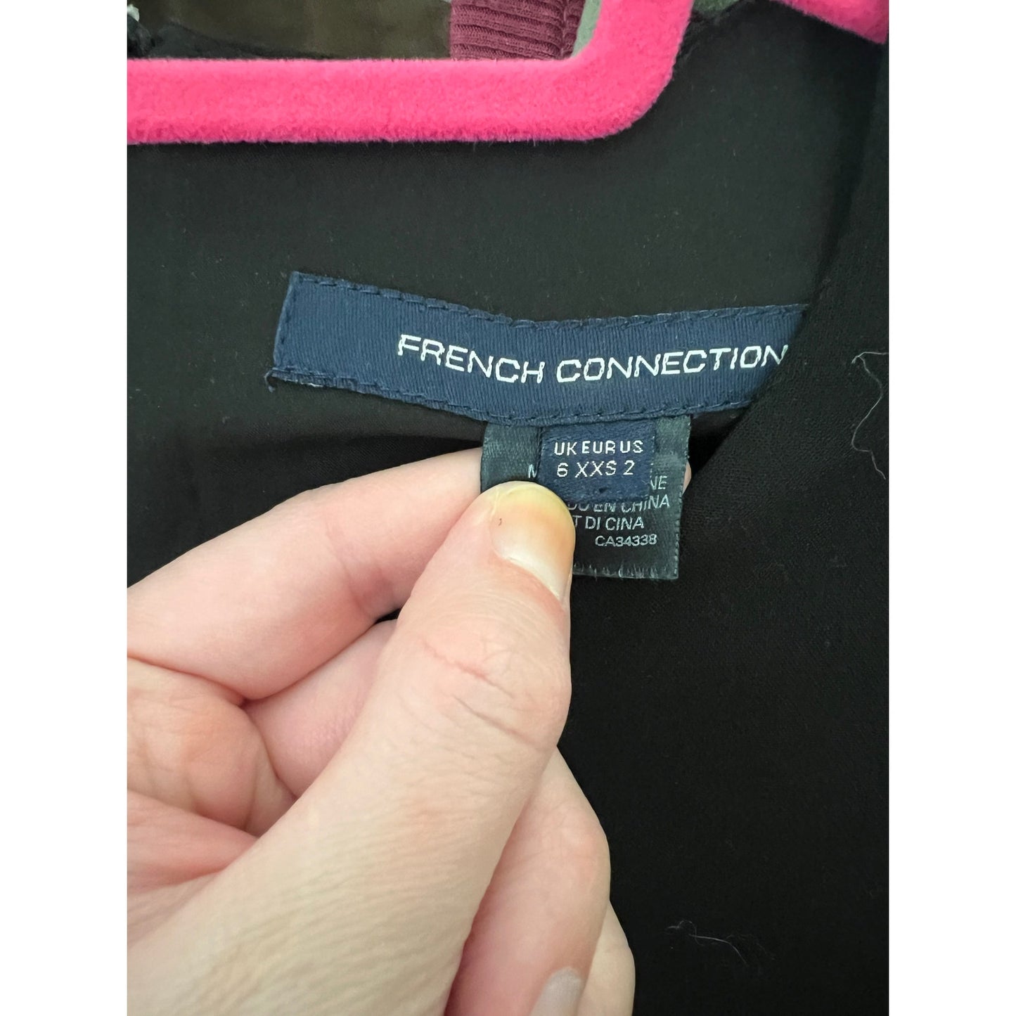French connection Little Black Dress Sz xxs
