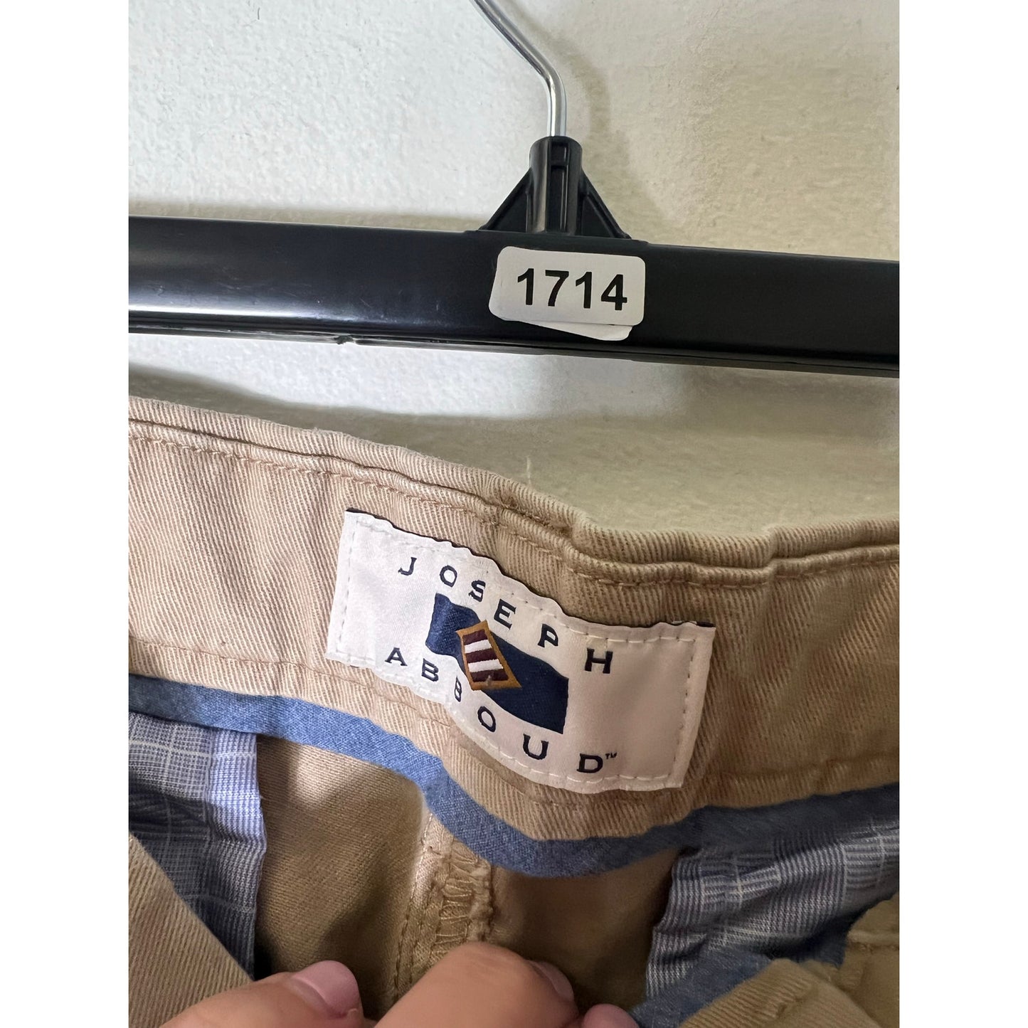 Joseph Abboud Flat Front Khaki Pants Sz 31x30