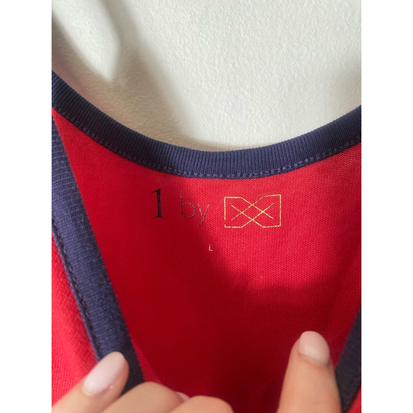 NWT 1 X U Go Girl Red Cotton Tank L