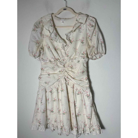 TCEC Cotton Floral Mini Dress Sz M