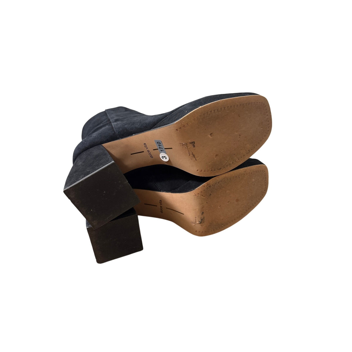 Dolce Vita Black Suede Ulyses Boot Sz 8.5
