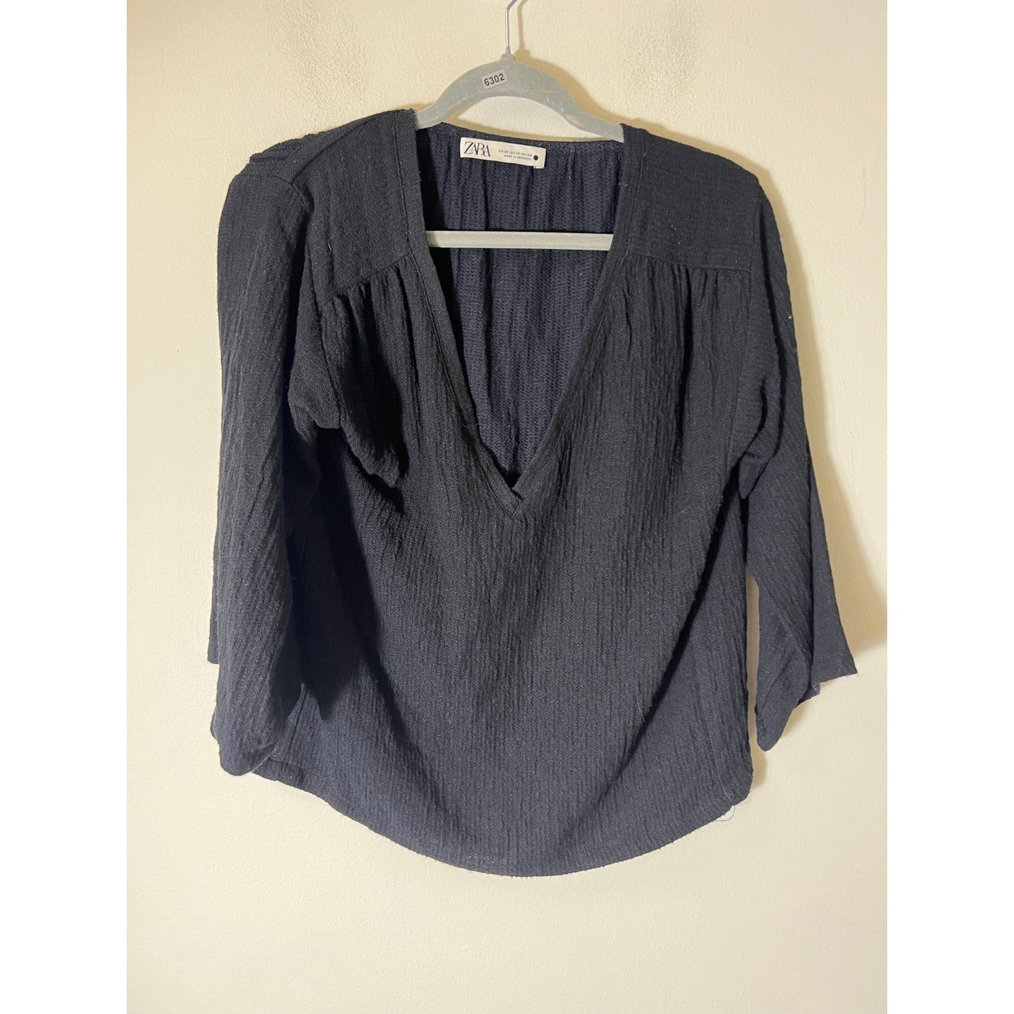 Zara XS Blak Top Sz xs