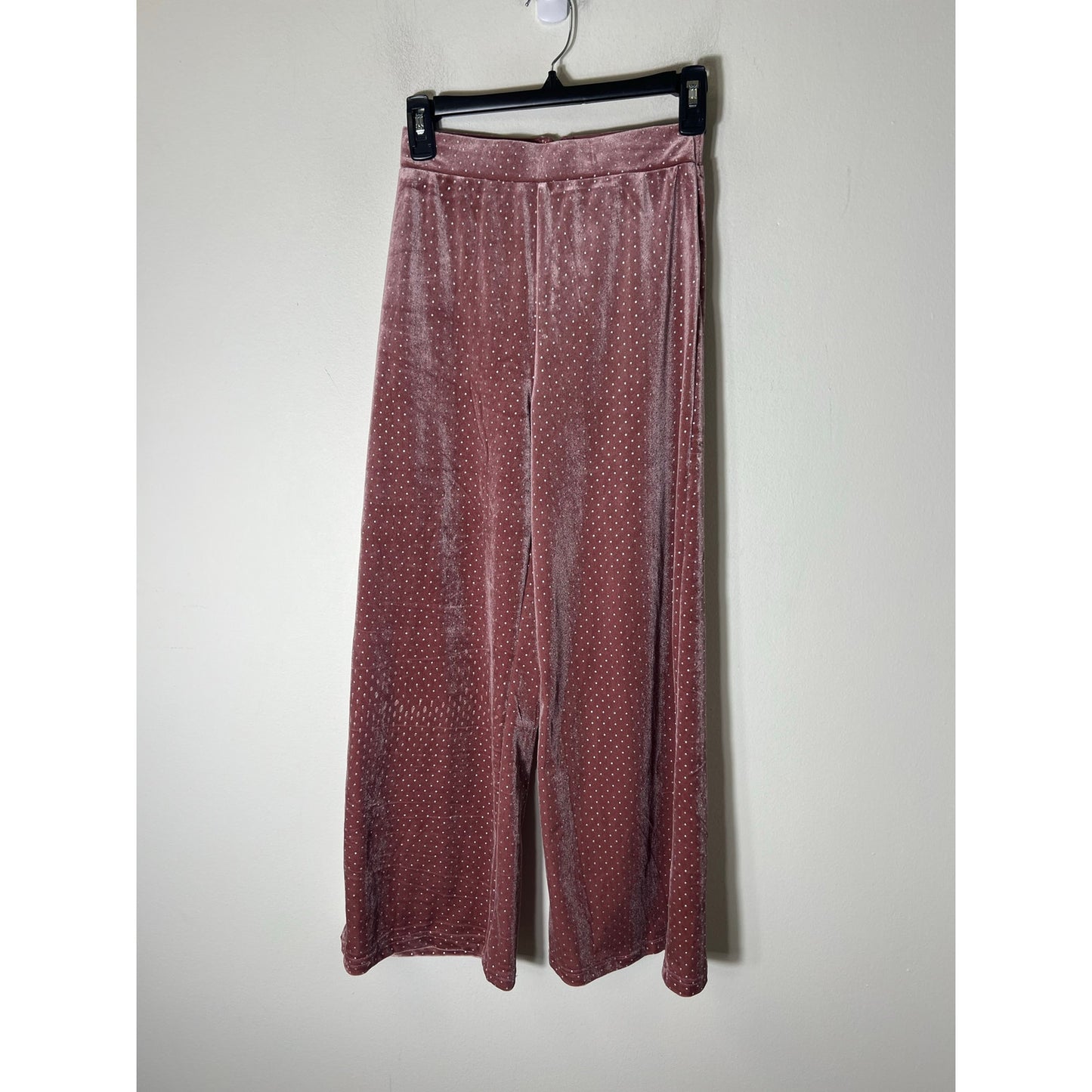 Kaylee Collection Mauve Cropped Top and Pants Set Sz S