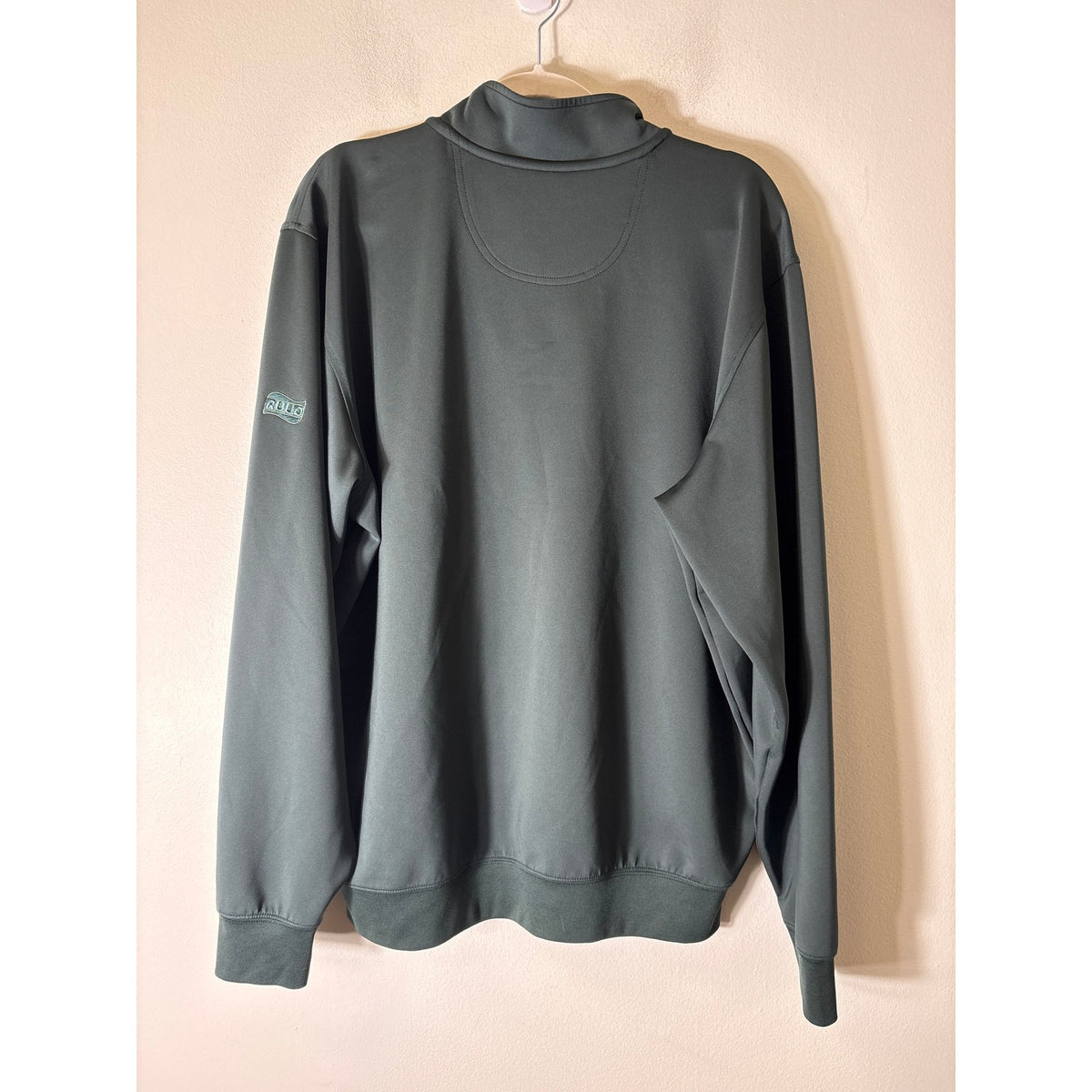 Men's Fairway & Greene Dark Green Long Sleeve Quarter Zip Pullover Sz XL